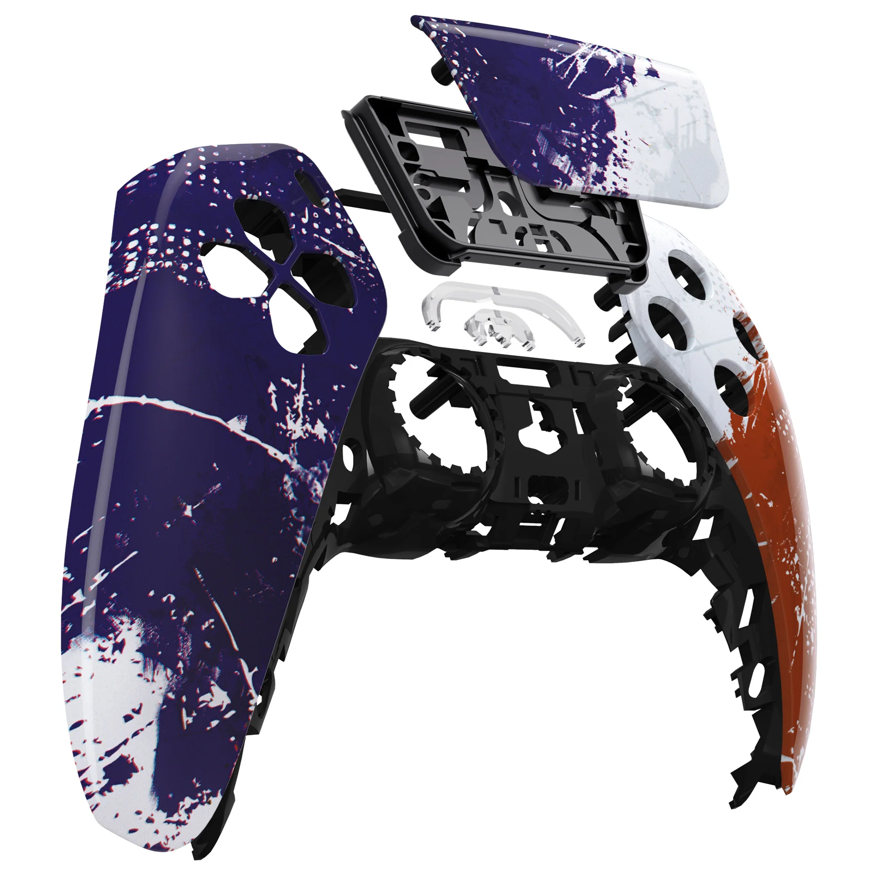eXtremeRate Replacement Front Housing Shell with Touchpad Compatible with PS5 Controller BDM-010/020/030/040/050 - Impression France Flag - Image 9
