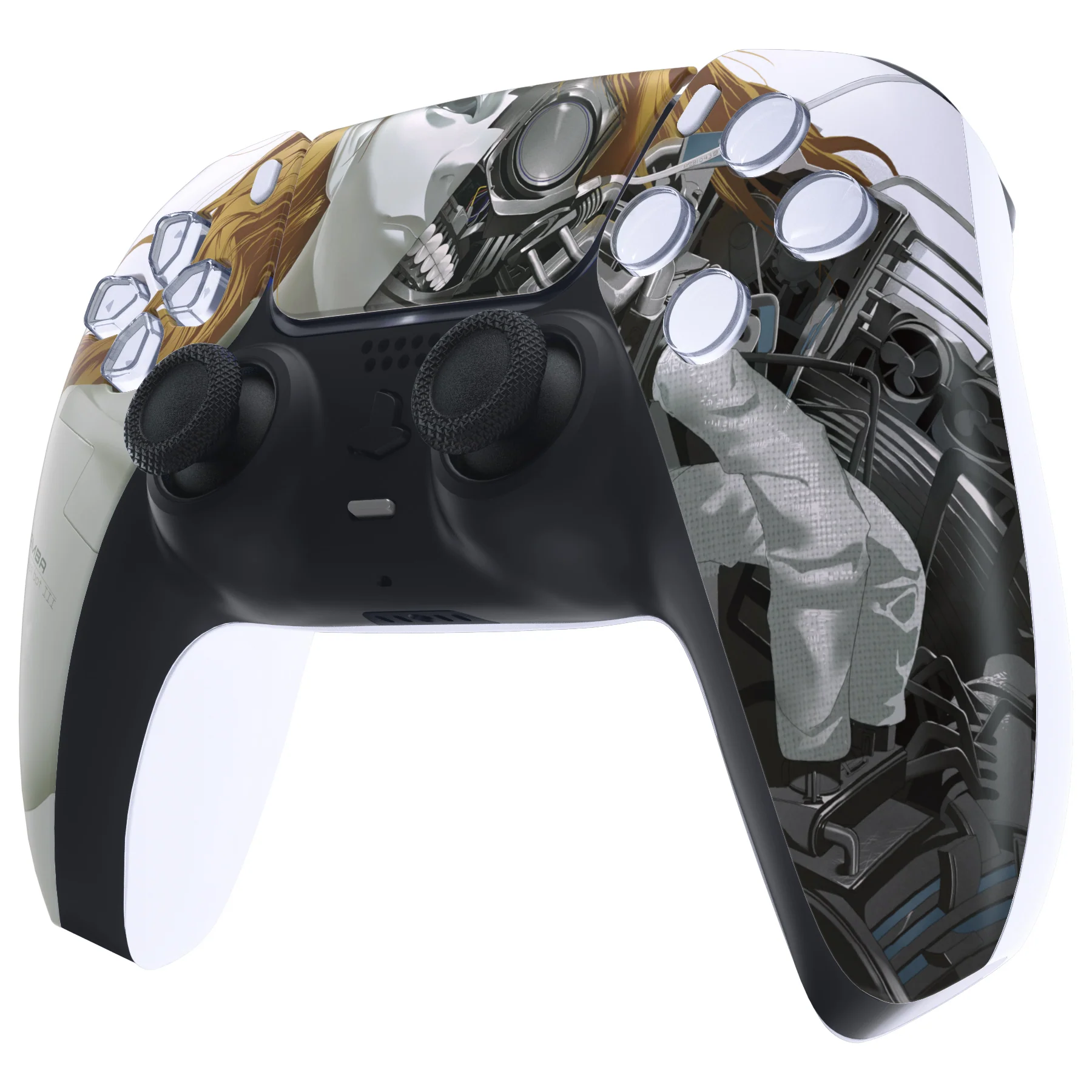 eXtremeRate Replacement Front Housing Shell with Touchpad Compatible with PS5 Controller BDM-010/020/030/040/050 - Mamba Assassin Bot III - Image 4