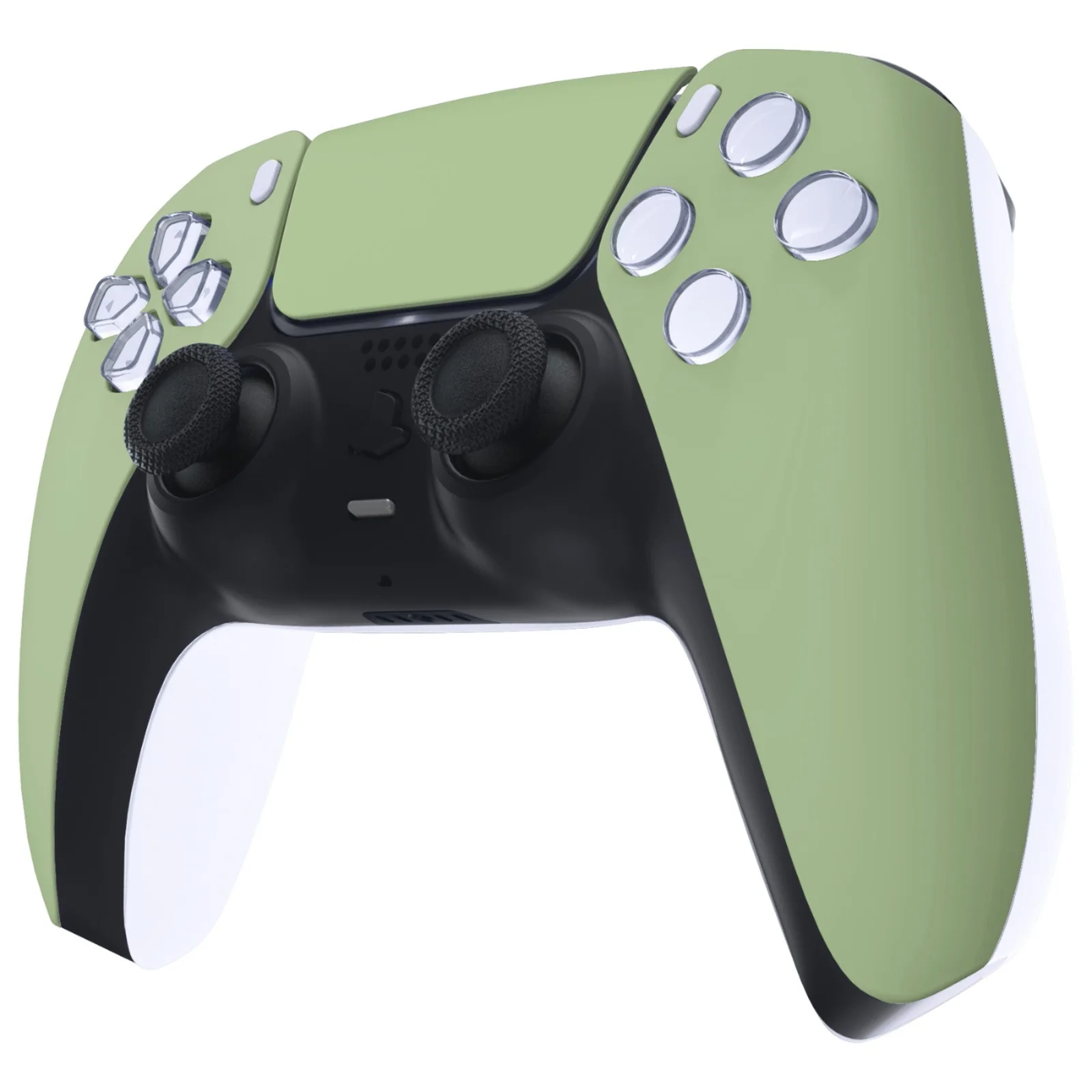 eXtremeRate Replacement Front Housing Shell with Touchpad Compatible with PS5 Controller BDM-010/020/030/040/050 - Matcha Green - Image 4