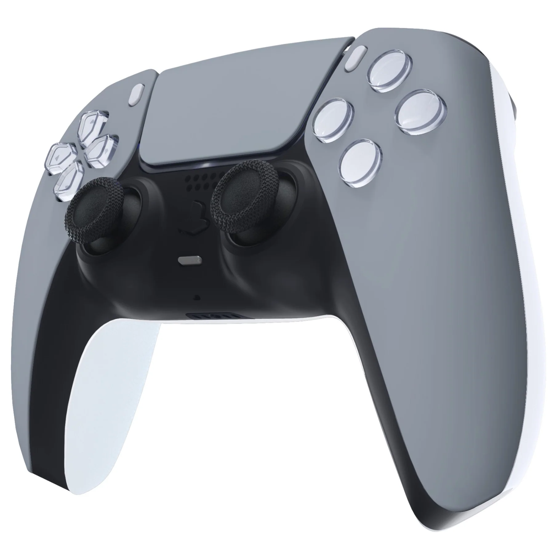 eXtremeRate Replacement Front Housing Shell with Touchpad Compatible with PS5 Controller BDM-010/020/030/040/050/060 - New Hope Gray - Image 4