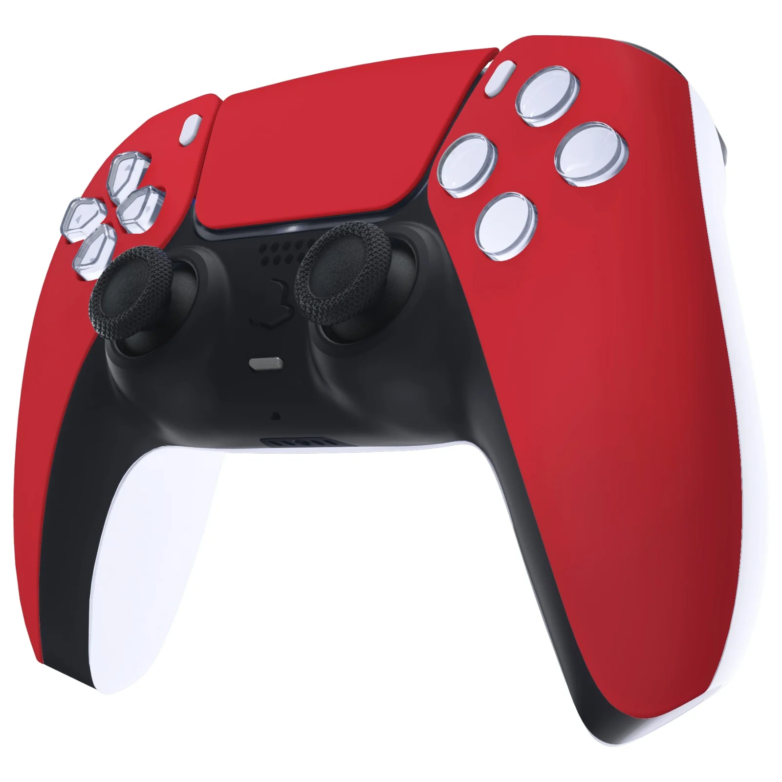 eXtremeRate Replacement Front Housing Shell with Touchpad Compatible with PS5 Controller BDM-010/020/030/040/050 - Passion Red - Image 4