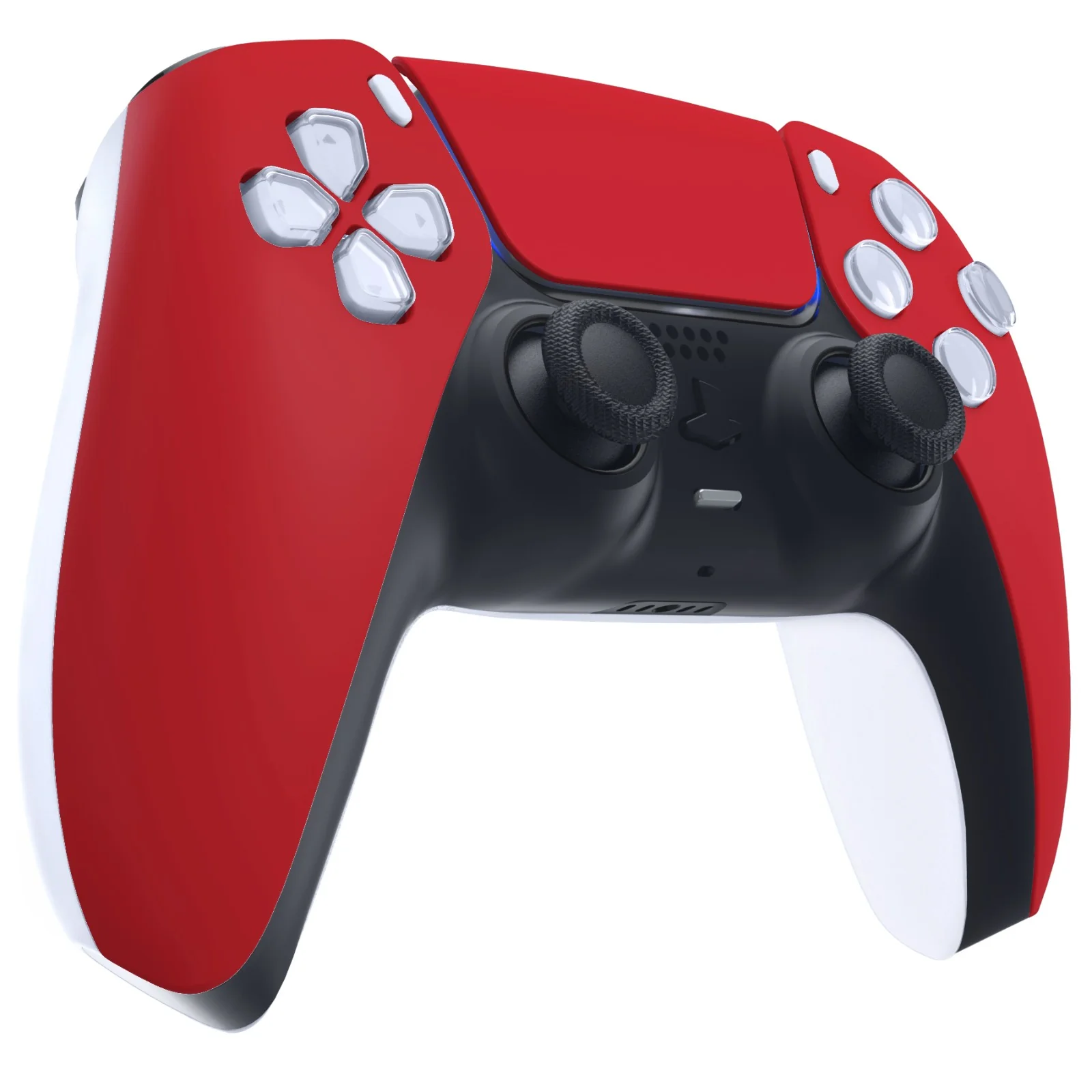 eXtremeRate Replacement Front Housing Shell with Touchpad Compatible with PS5 Controller BDM-010/020/030/040/050 - Passion Red - Image 5