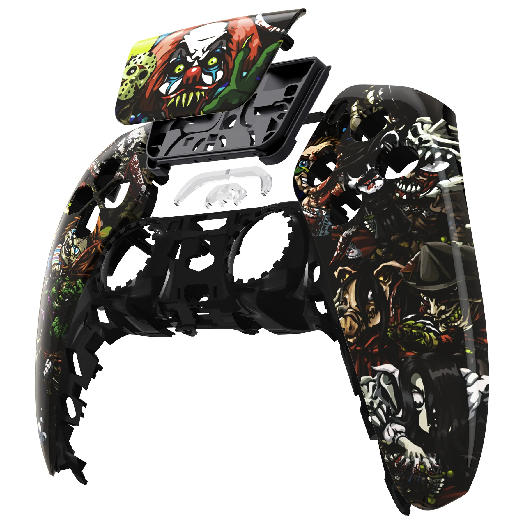 eXtremeRate Replacement Front Housing Shell with Touchpad Compatible with PS5 Controller BDM-010/020/030/040/050 - Scary Party - Image 8