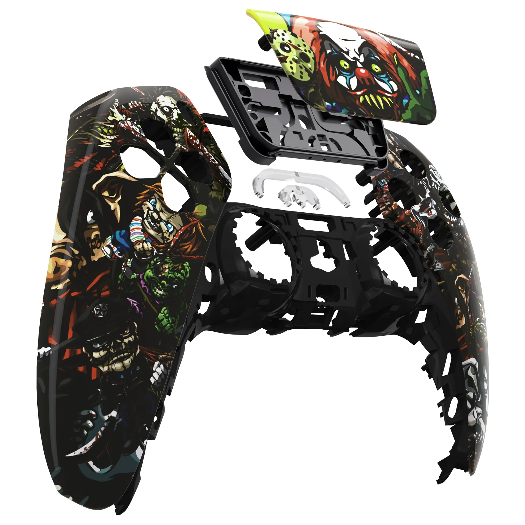 eXtremeRate Replacement Front Housing Shell with Touchpad Compatible with PS5 Controller BDM-010/020/030/040/050 - Scary Party - Image 9