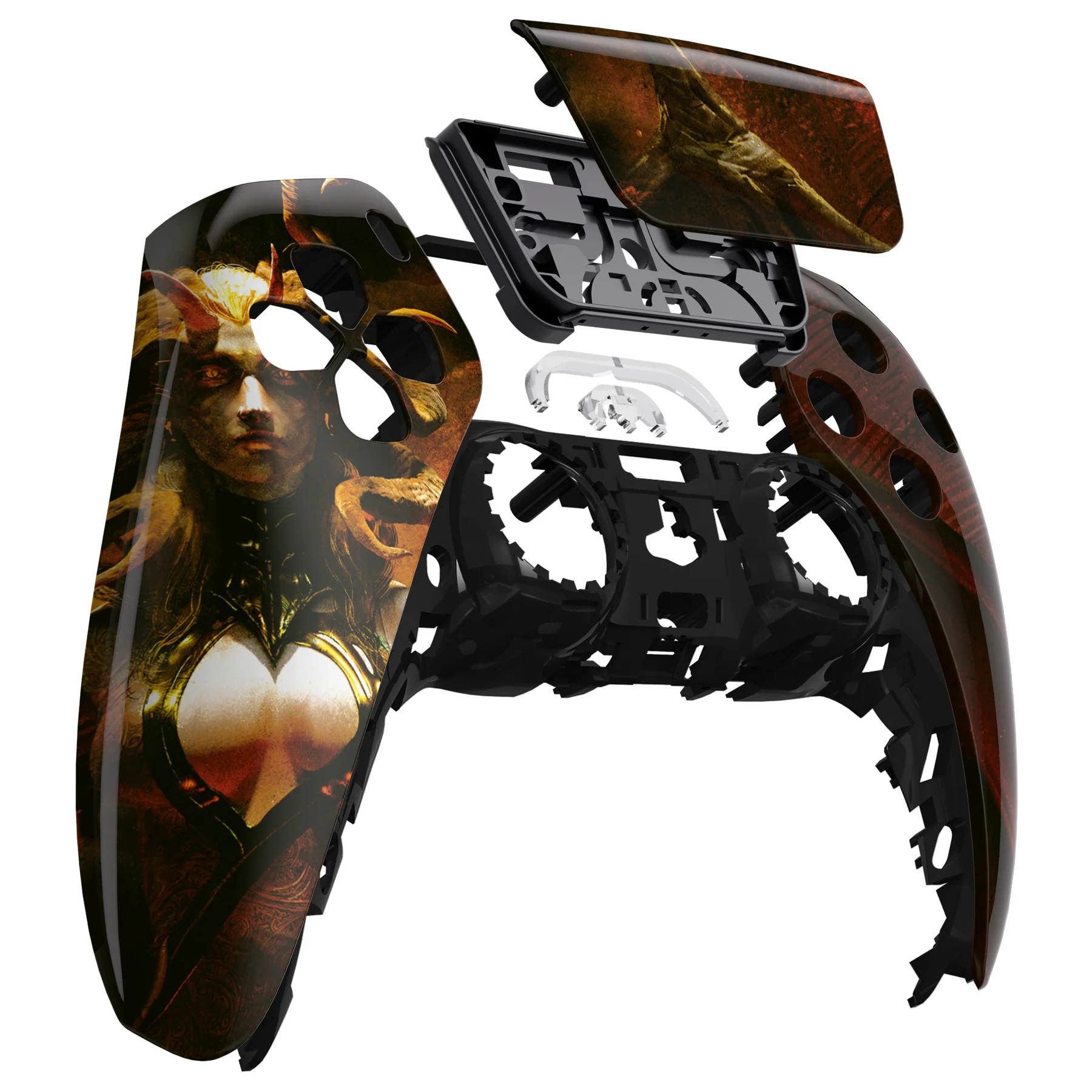 eXtremeRate Replacement Front Housing Shell with Touchpad Compatible with PS5 Controller BDM-010/020/030/040/050 - The Lilith - Image 9