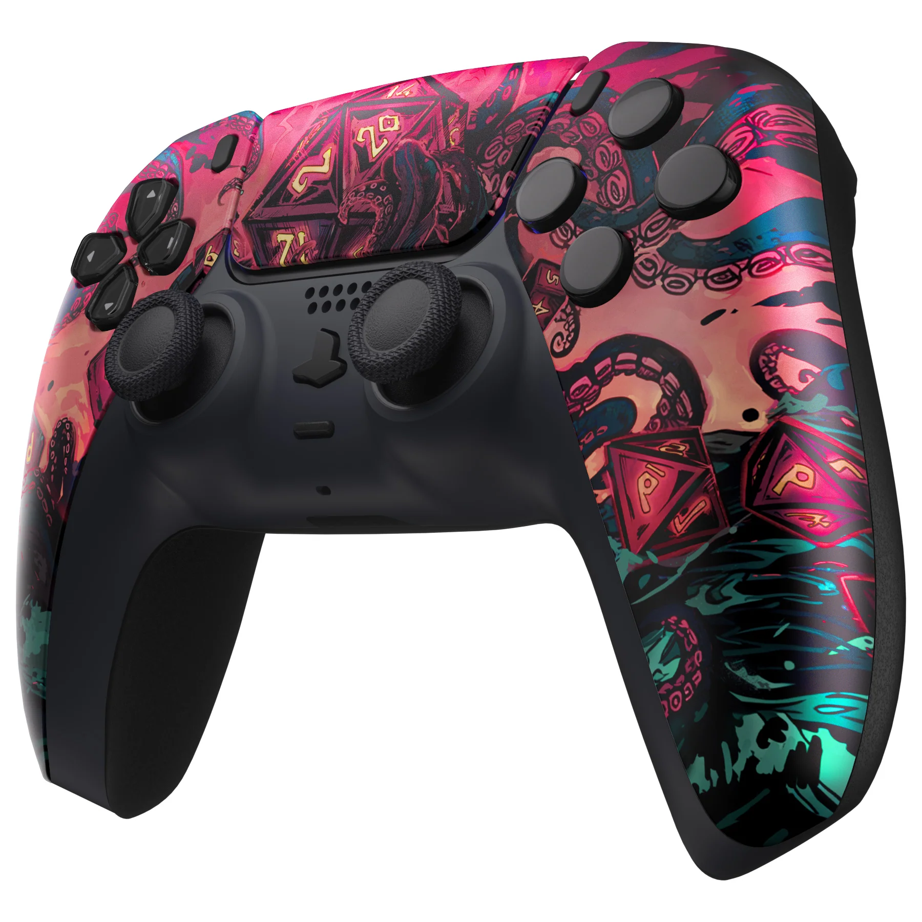 eXtremeRate Replacement Front Housing Shell with Touchpad Compatible with PS5 Controller BDM-010/020/030/040/050 - Treasure of Abyss - Image 4
