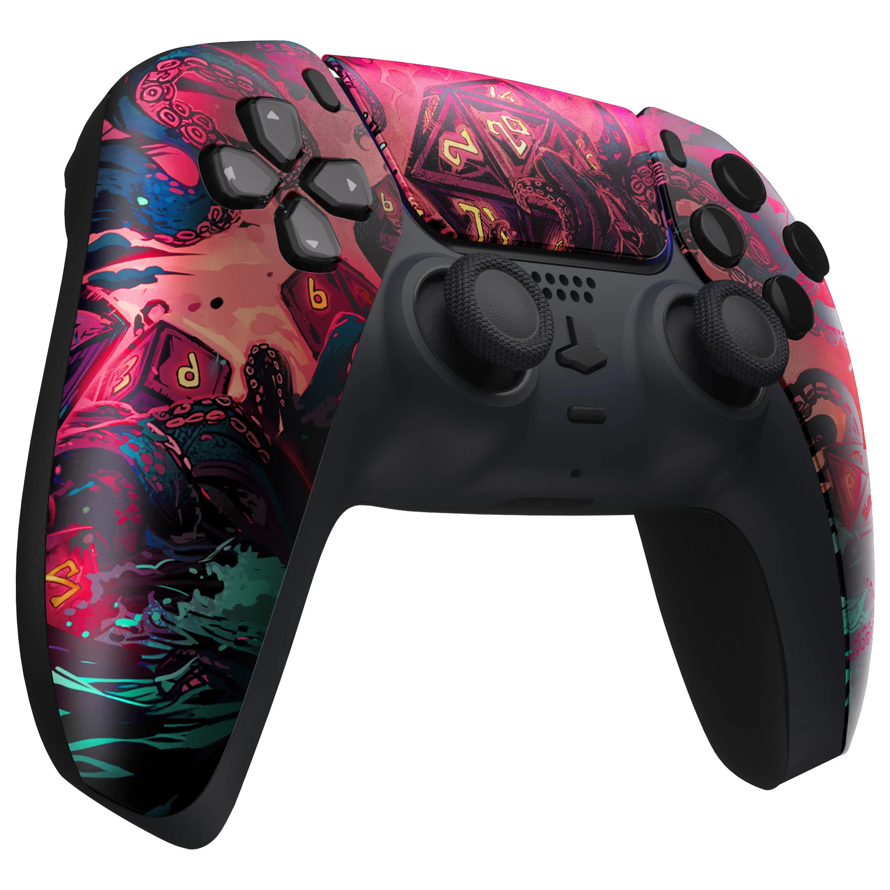 eXtremeRate Replacement Front Housing Shell with Touchpad Compatible with PS5 Controller BDM-010/020/030/040/050 - Treasure of Abyss - Image 5