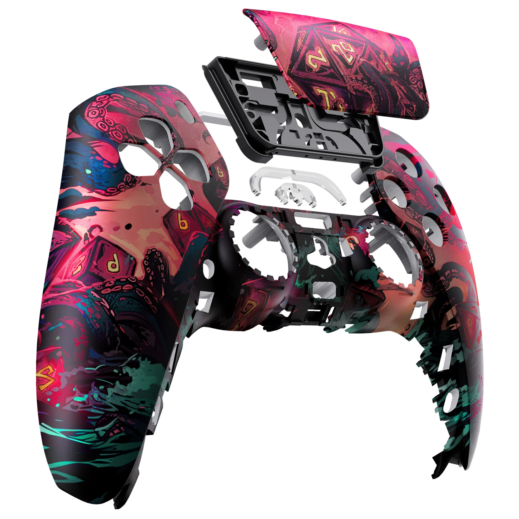 eXtremeRate Replacement Front Housing Shell with Touchpad Compatible with PS5 Controller BDM-010/020/030/040/050 - Treasure of Abyss - Image 9