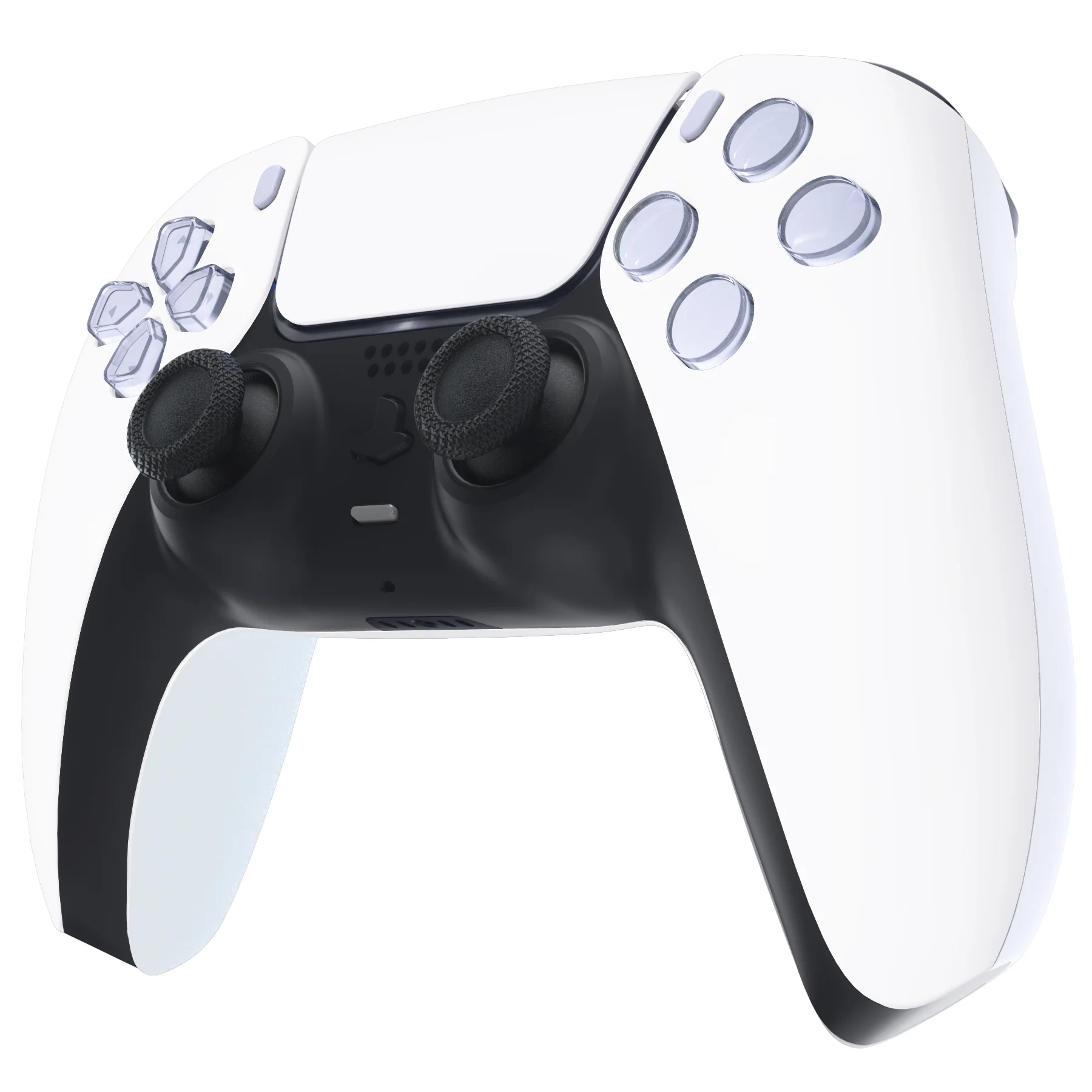 eXtremeRate Replacement Front Housing Shell with Touchpad Compatible with PS5 Controller BDM-010/020/030/040/050/060 - White - Image 4