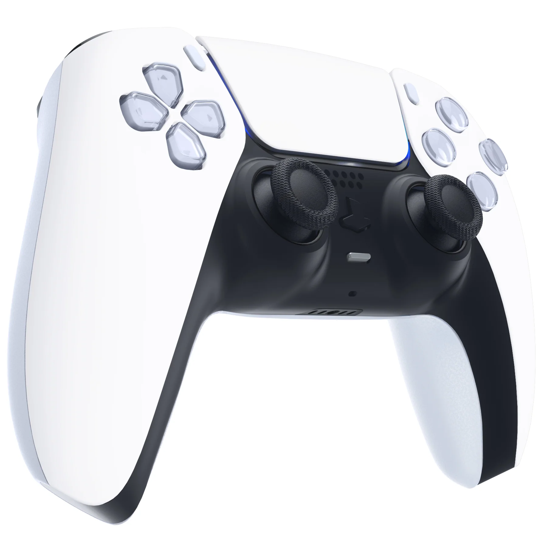 eXtremeRate Replacement Front Housing Shell with Touchpad Compatible with PS5 Controller BDM-010/020/030/040/050/060 - White - Image 5