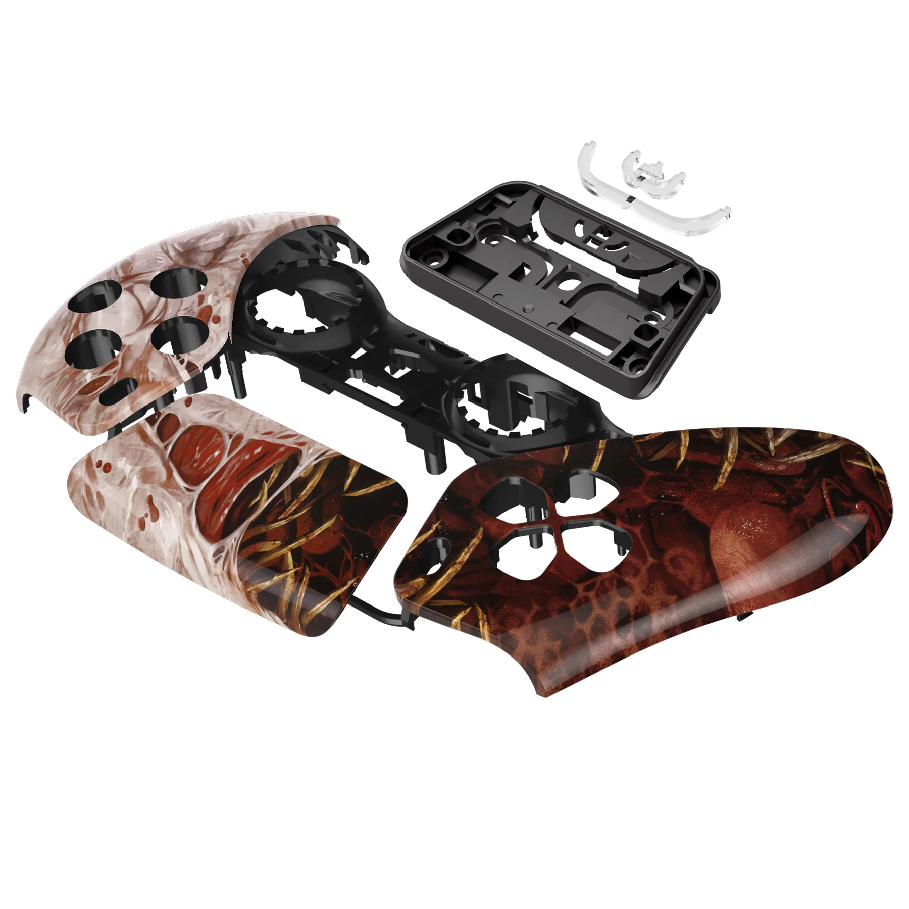 eXtremeRate Replacement Front Housing Shell with Touchpad Compatible with PS5 Controller BDM-010/020/030/040/050 - Xeno Species - Image 10