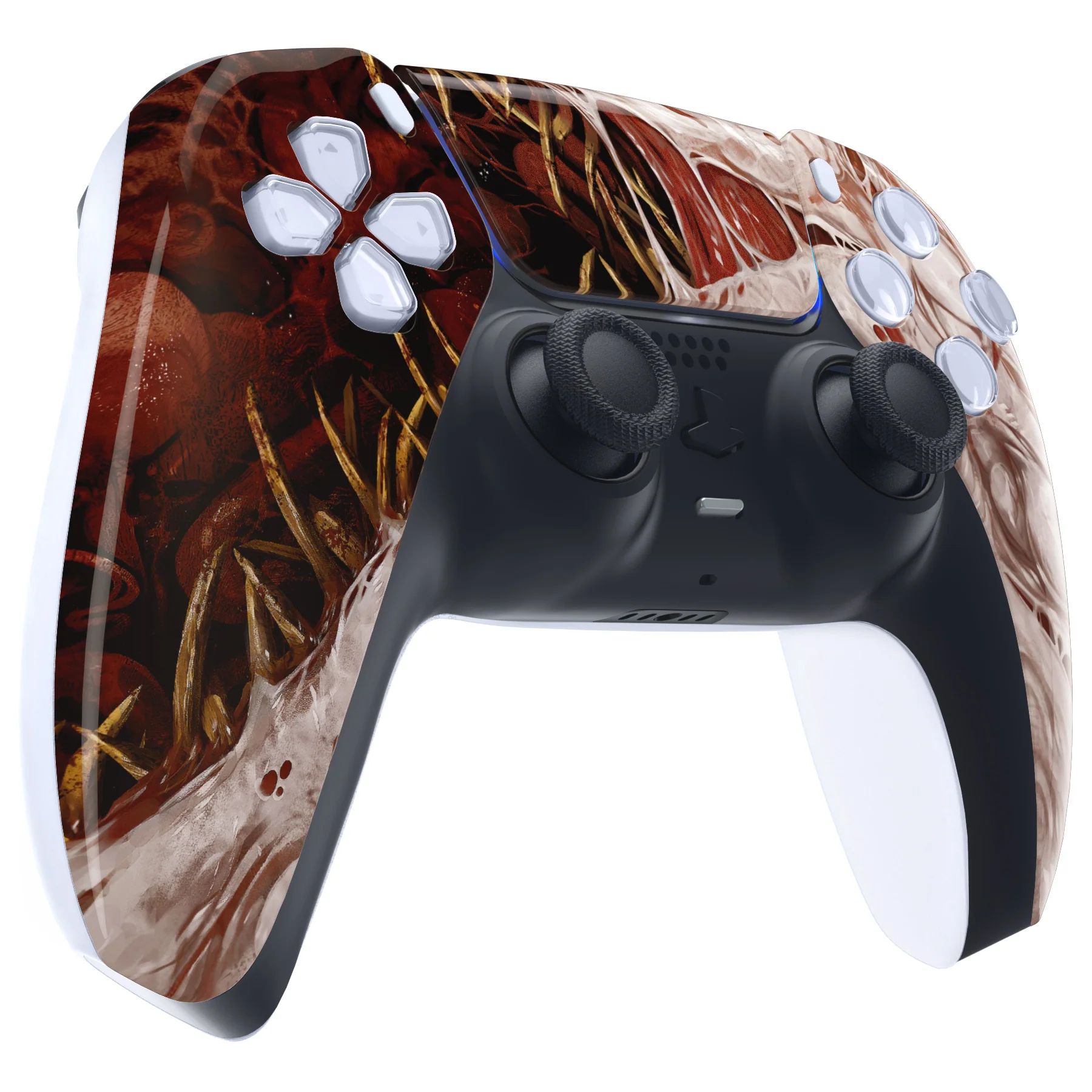 eXtremeRate Replacement Front Housing Shell with Touchpad Compatible with PS5 Controller BDM-010/020/030/040/050 - Xeno Species - Image 5