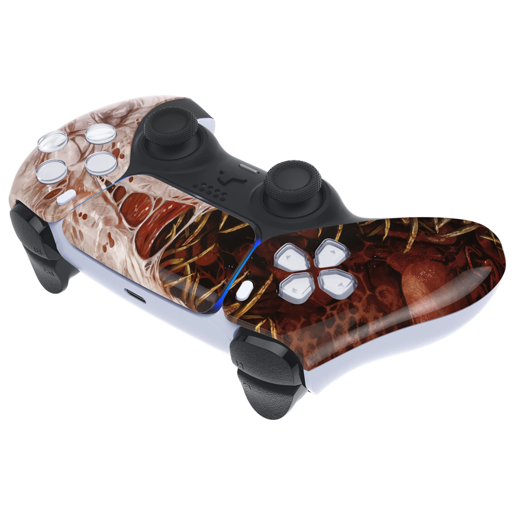 eXtremeRate Replacement Front Housing Shell with Touchpad Compatible with PS5 Controller BDM-010/020/030/040/050 - Xeno Species - Image 6