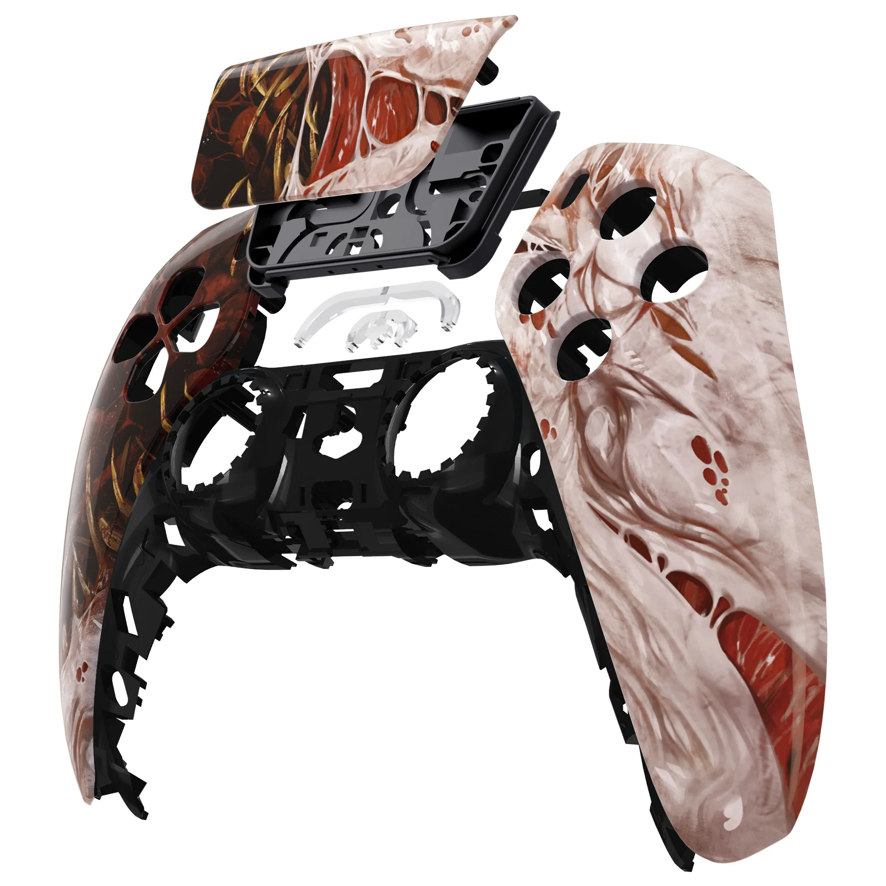 eXtremeRate Replacement Front Housing Shell with Touchpad Compatible with PS5 Controller BDM-010/020/030/040/050 - Xeno Species - Image 8