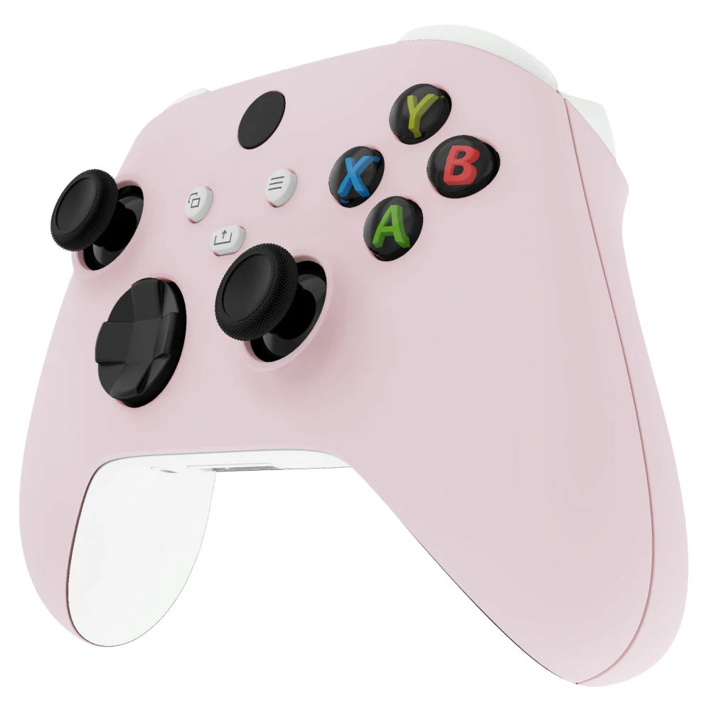 eXtremeRate Replacement Front Housing Shells with Side Rails Panels for Xbox Series X & S Controller - Cherry Blossoms Pink - Image 5