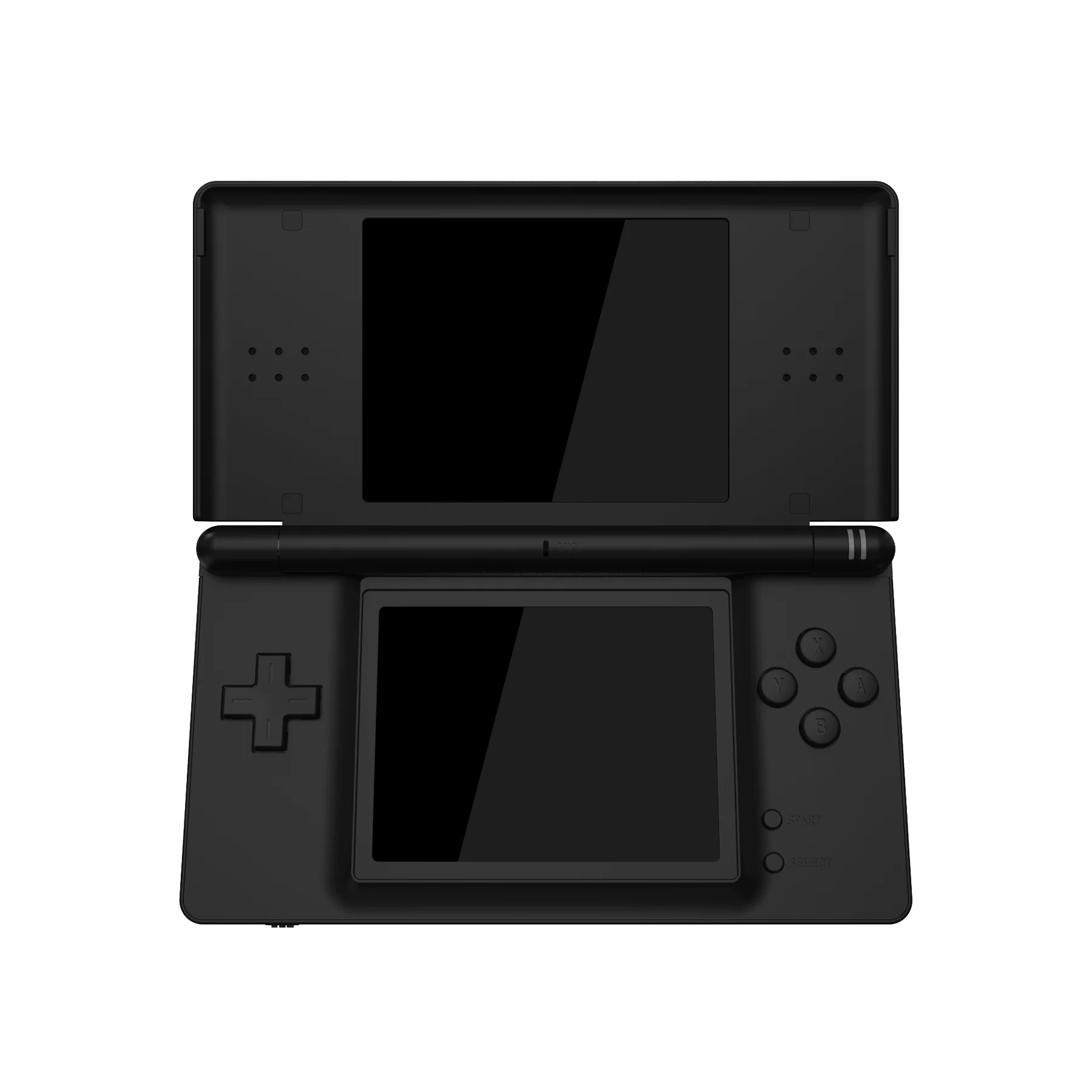 eXtremeRate Replacement Full Housing Shell & Buttons with Screen Lens for Nintendo DS Lite NDSL - Black - Image 3