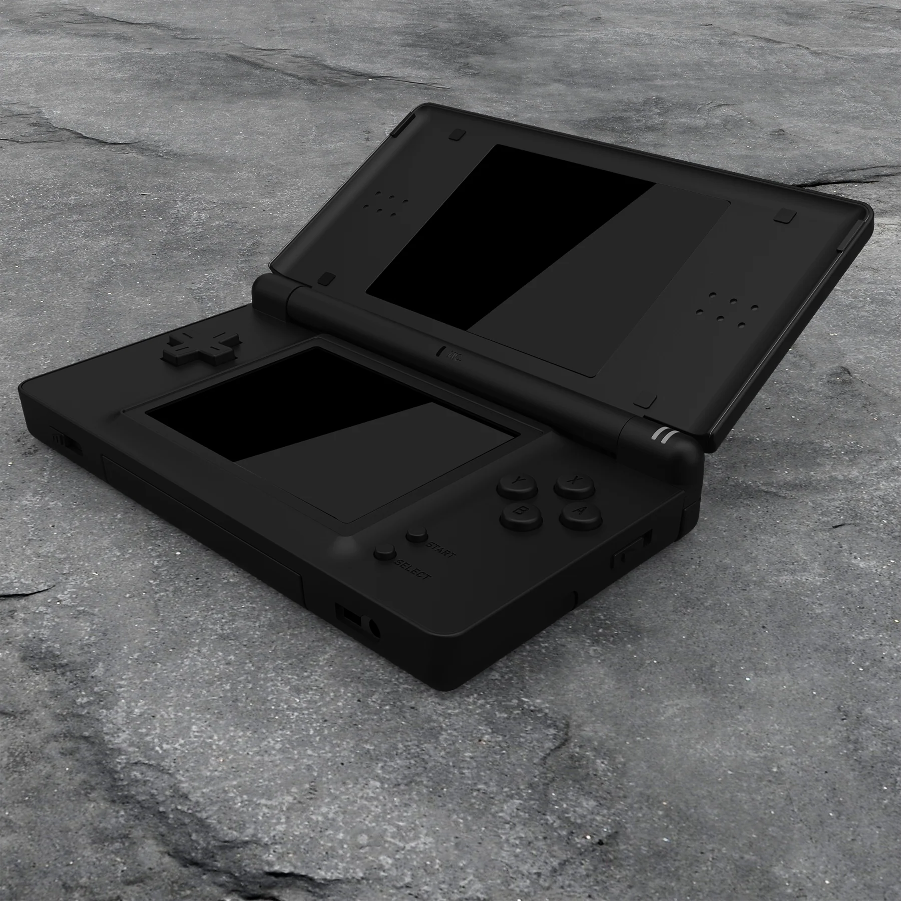 eXtremeRate Replacement Full Housing Shell & Buttons with Screen Lens for Nintendo DS Lite NDSL - Black - Image 7