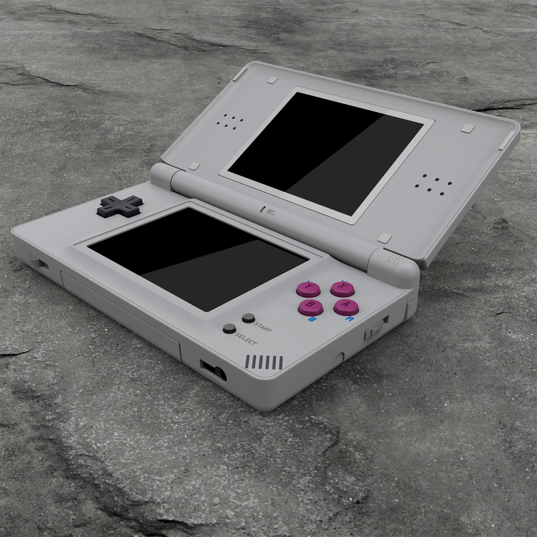 eXtremeRate Replacement Full Housing Shell & Buttons with Screen Lens for Nintendo DS Lite NDSL - Classic 1989 GB DMG-01 - Image 7