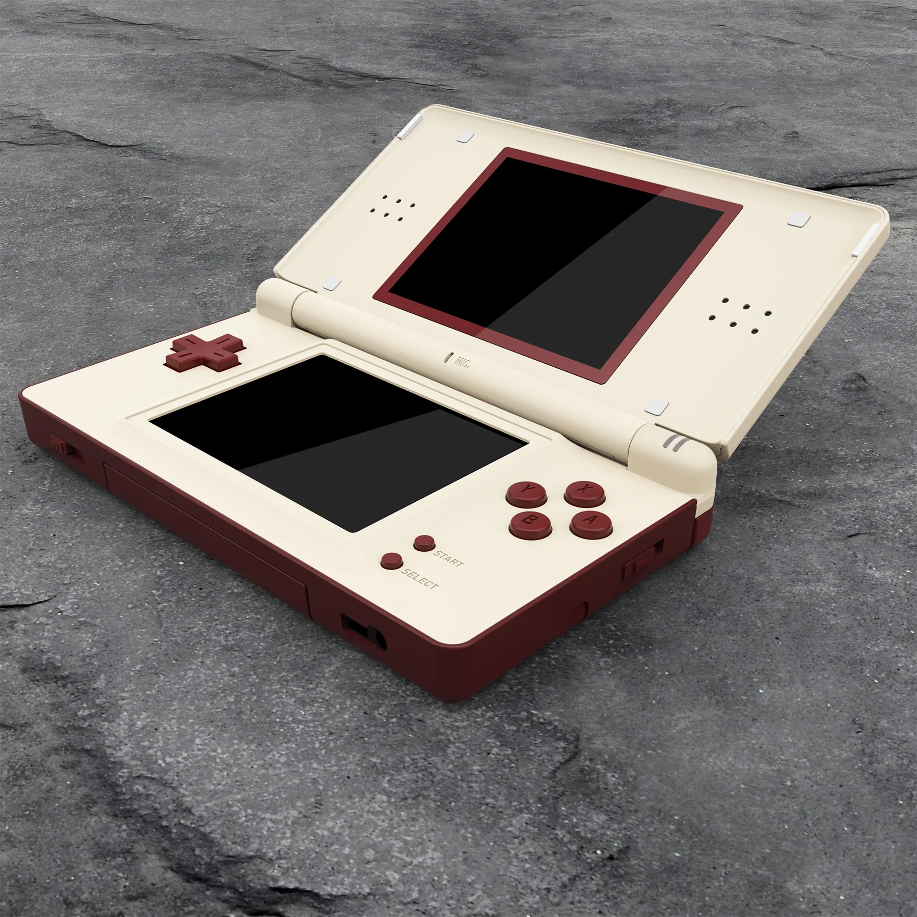 eXtremeRate Replacement Full Housing Shell & Buttons with Screen Lens for Nintendo DS Lite NDSL - Classic FC Style - Image 7