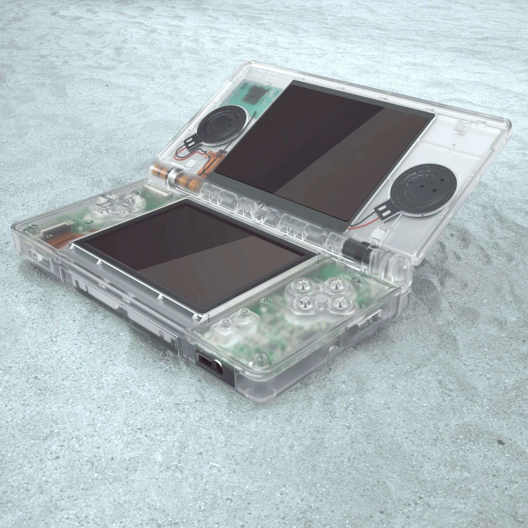 eXtremeRate Replacement Full Housing Shell & Buttons with Screen Lens for Nintendo DS Lite NDSL - Glow in Dark - Green - Image 7