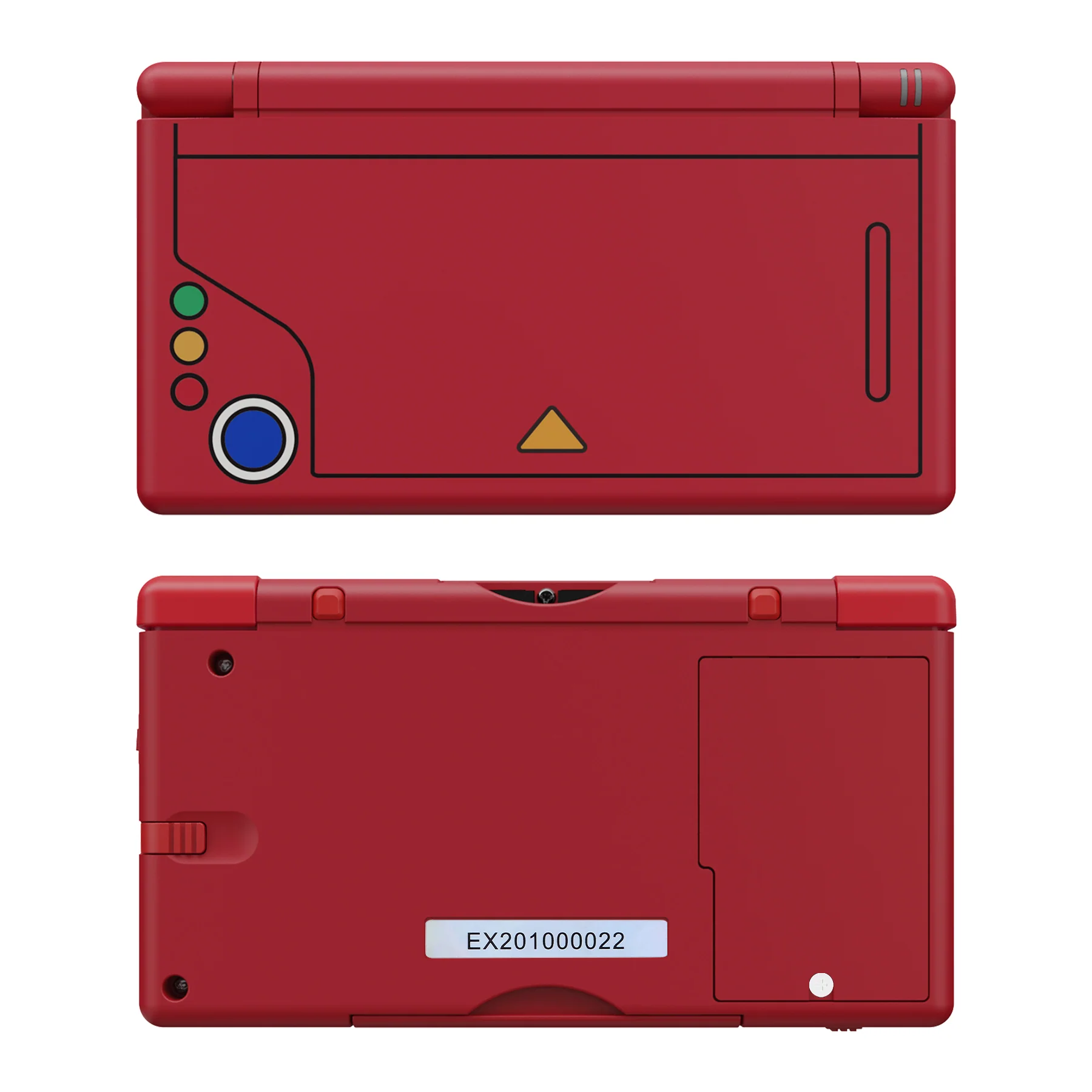 eXtremeRate Replacement Full Housing Shell & Buttons with Screen Lens for Nintendo DS Lite NDSL - Monster Index Console Style - Image 2