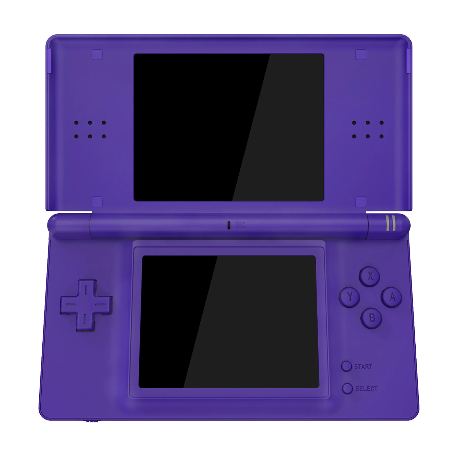 eXtremeRate Replacement Full Housing Shell & Buttons with Screen Lens for Nintendo DS Lite NDSL - Purple - Image 3