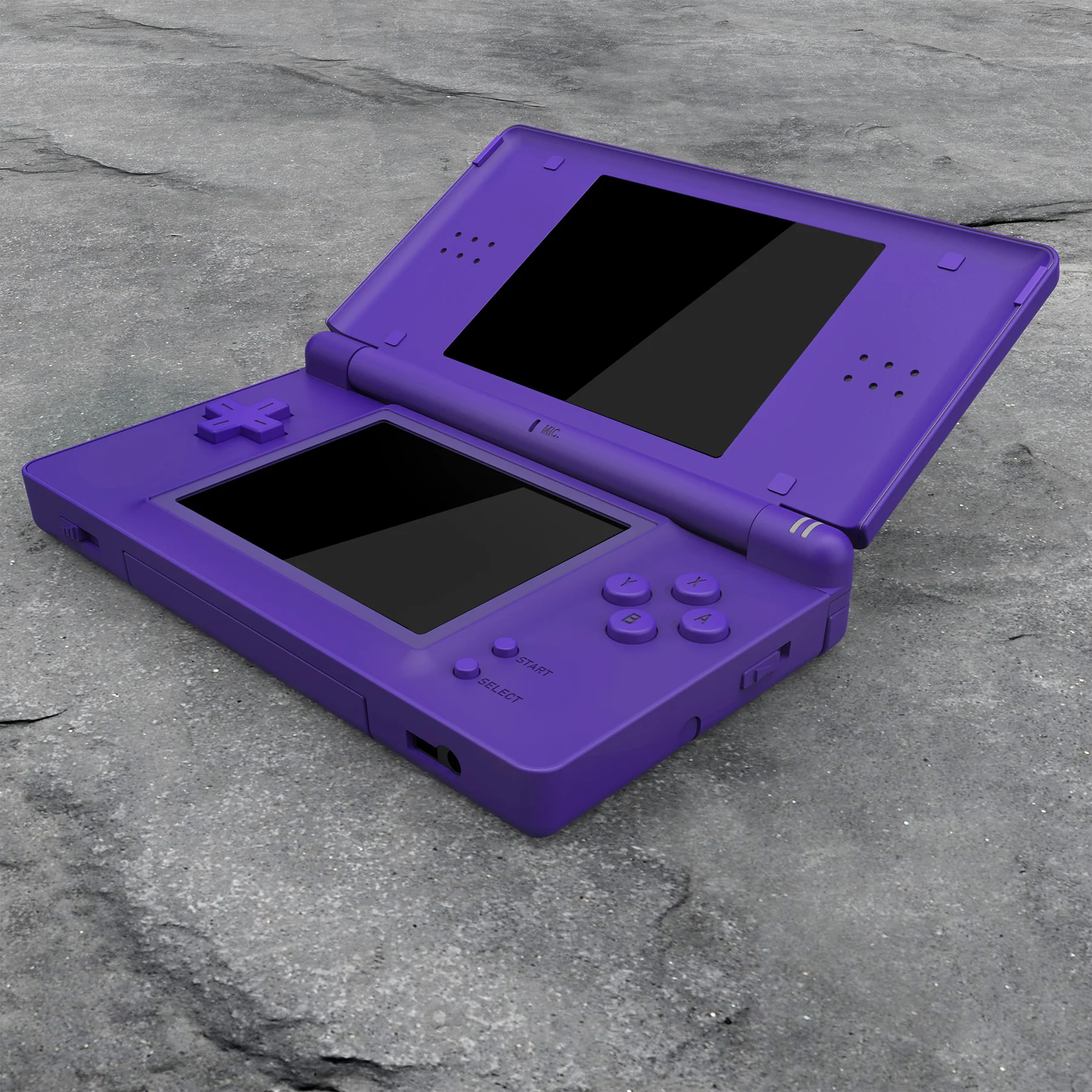 eXtremeRate Replacement Full Housing Shell & Buttons with Screen Lens for Nintendo DS Lite NDSL - Purple - Image 7