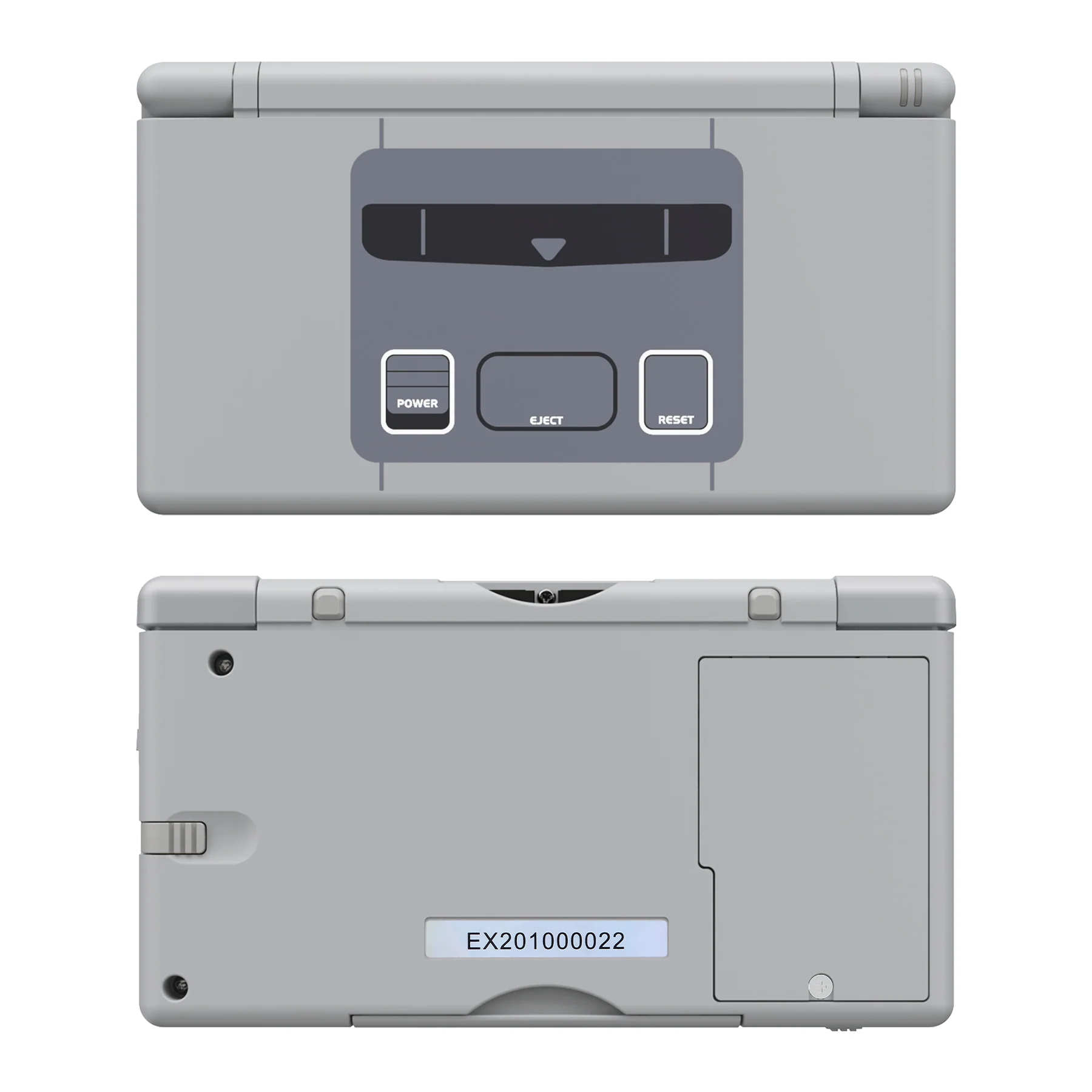 eXtremeRate Replacement Full Housing Shell & Buttons with Screen Lens for Nintendo DS Lite NDSL - SFC SNES Classic EU Style - Image 2