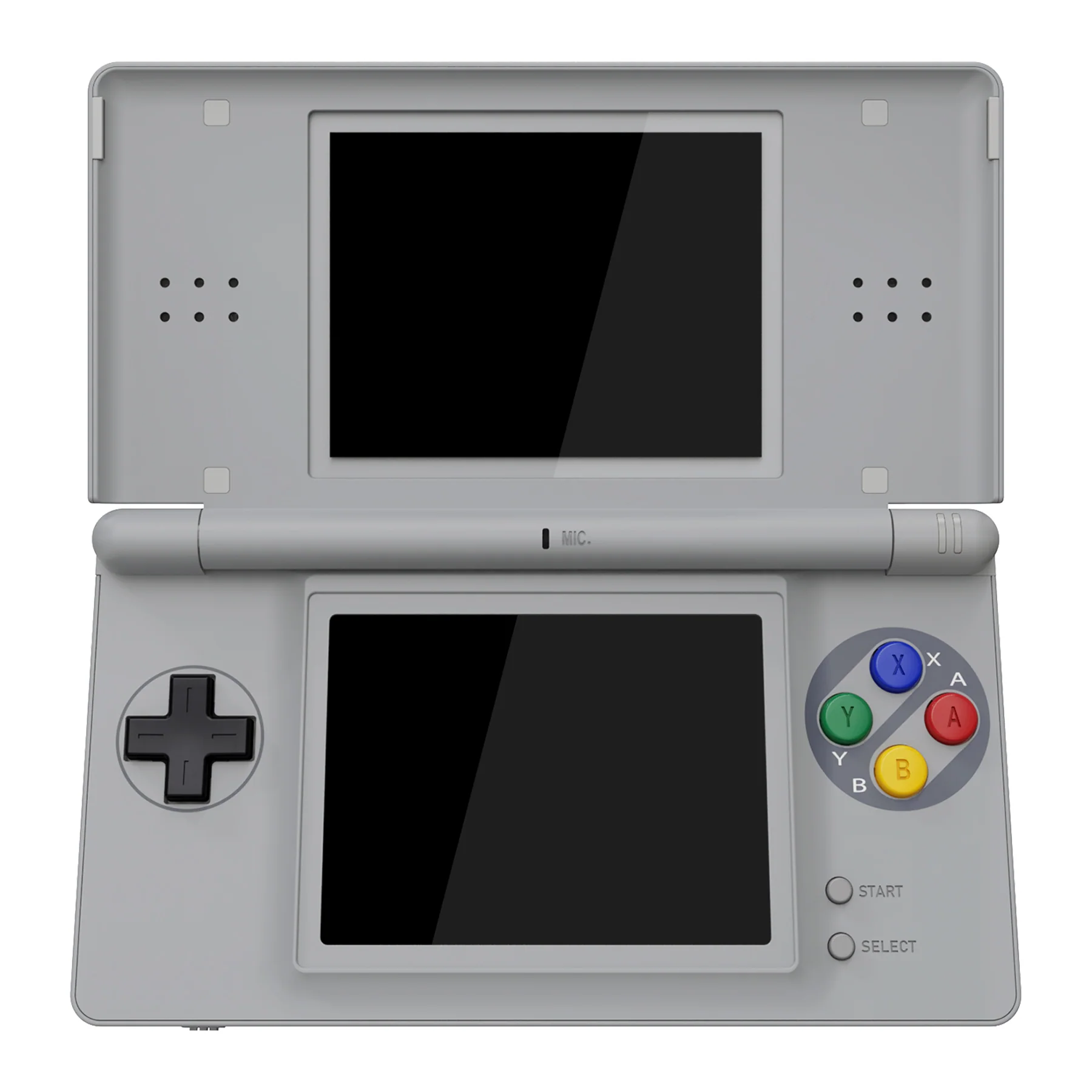 eXtremeRate Replacement Full Housing Shell & Buttons with Screen Lens for Nintendo DS Lite NDSL - SFC SNES Classic EU Style - Image 3