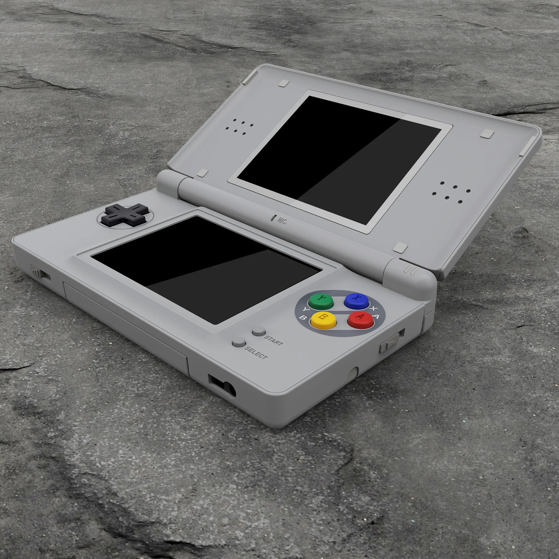 eXtremeRate Replacement Full Housing Shell & Buttons with Screen Lens for Nintendo DS Lite NDSL - SFC SNES Classic EU Style - Image 7