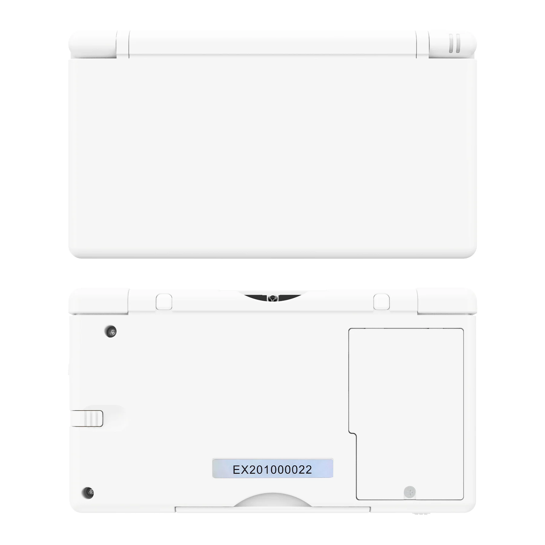 eXtremeRate Replacement Full Housing Shell & Buttons with Screen Lens for Nintendo DS Lite NDSL - White - Image 2
