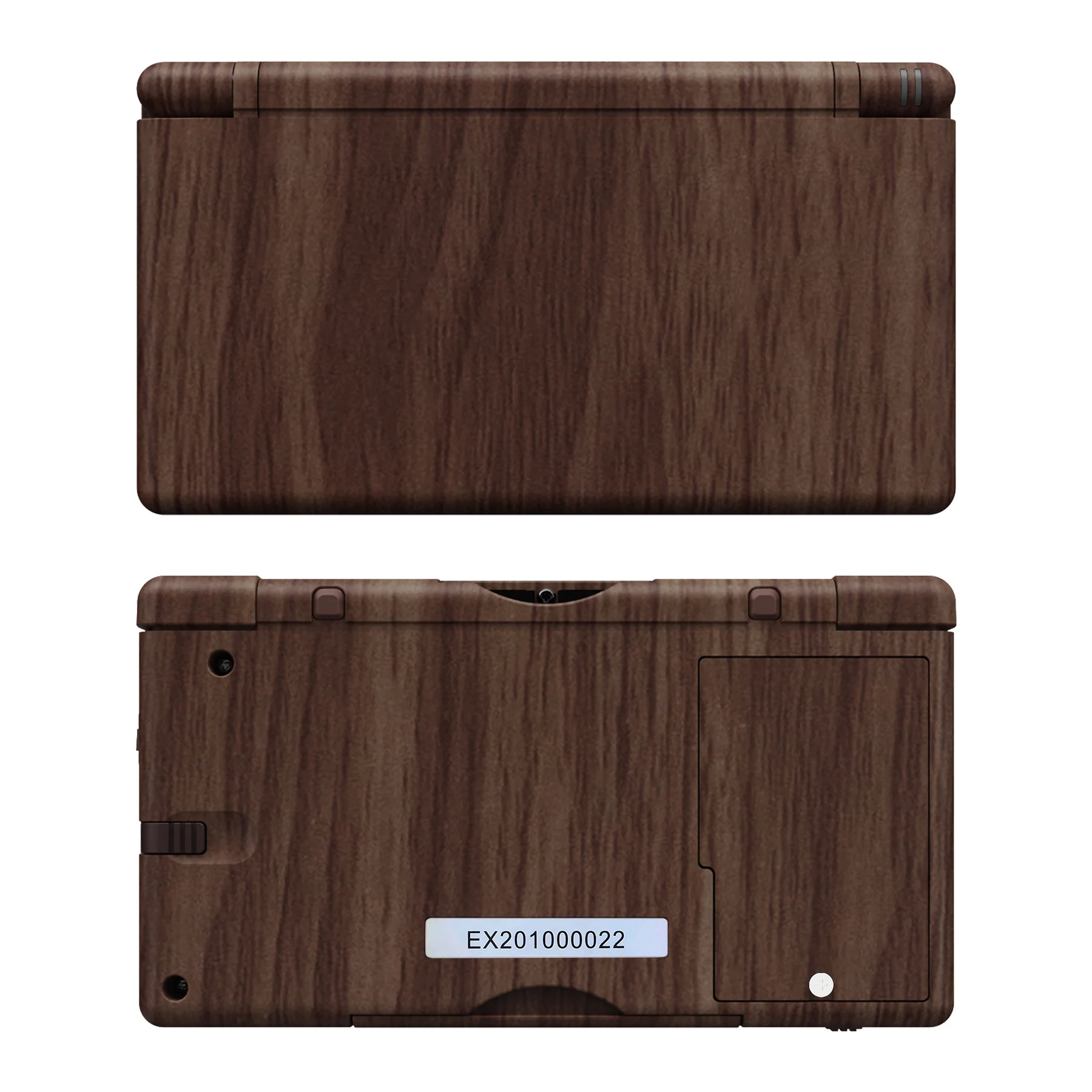 eXtremeRate Replacement Full Housing Shell & Buttons with Screen Lens for Nintendo DS Lite NDSL - Wood Grain - Image 2