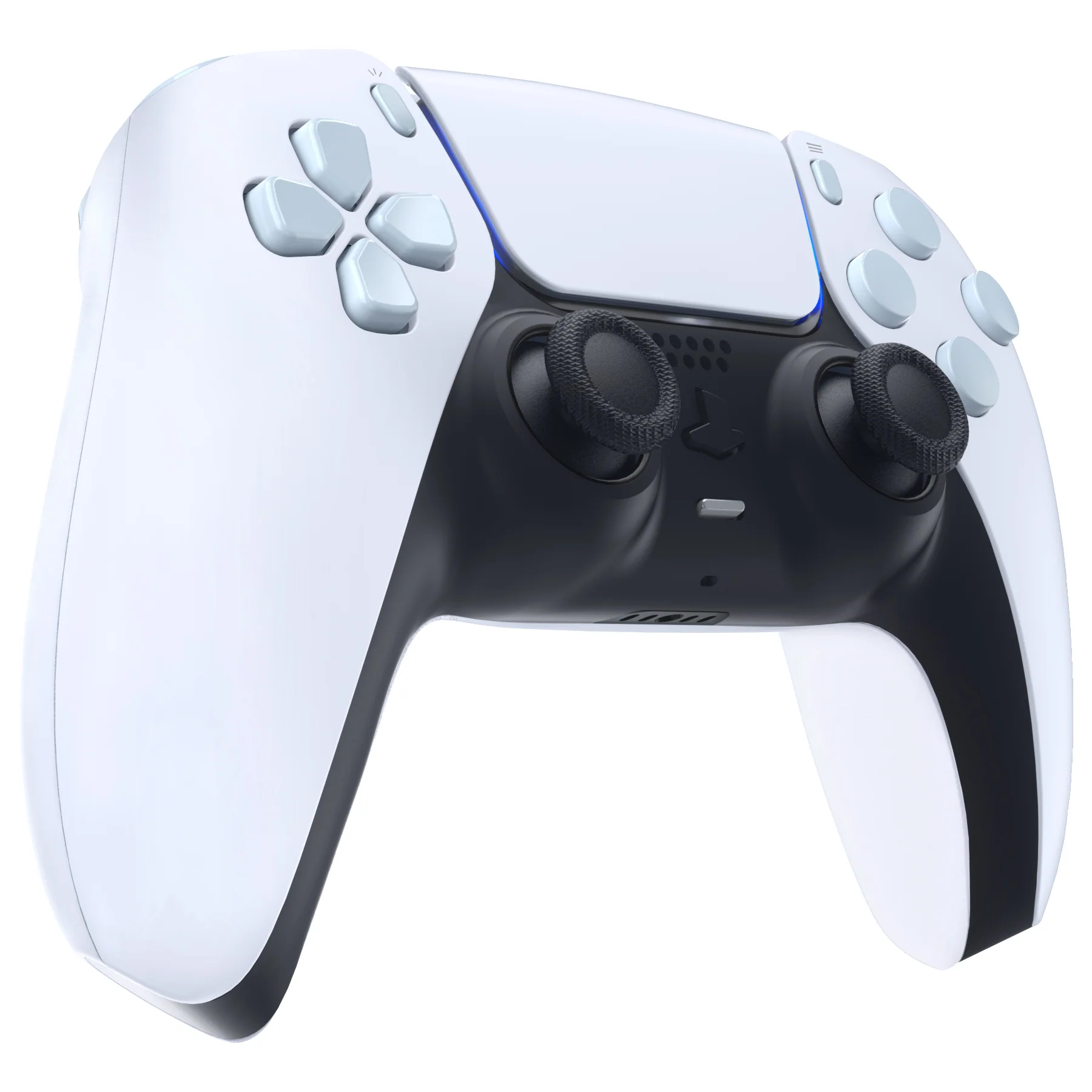 eXtremeRate Replacement Full Set Buttons Compatible with PS5 Controller BDM-030/040/050/060 - Celadon Green - Image 6