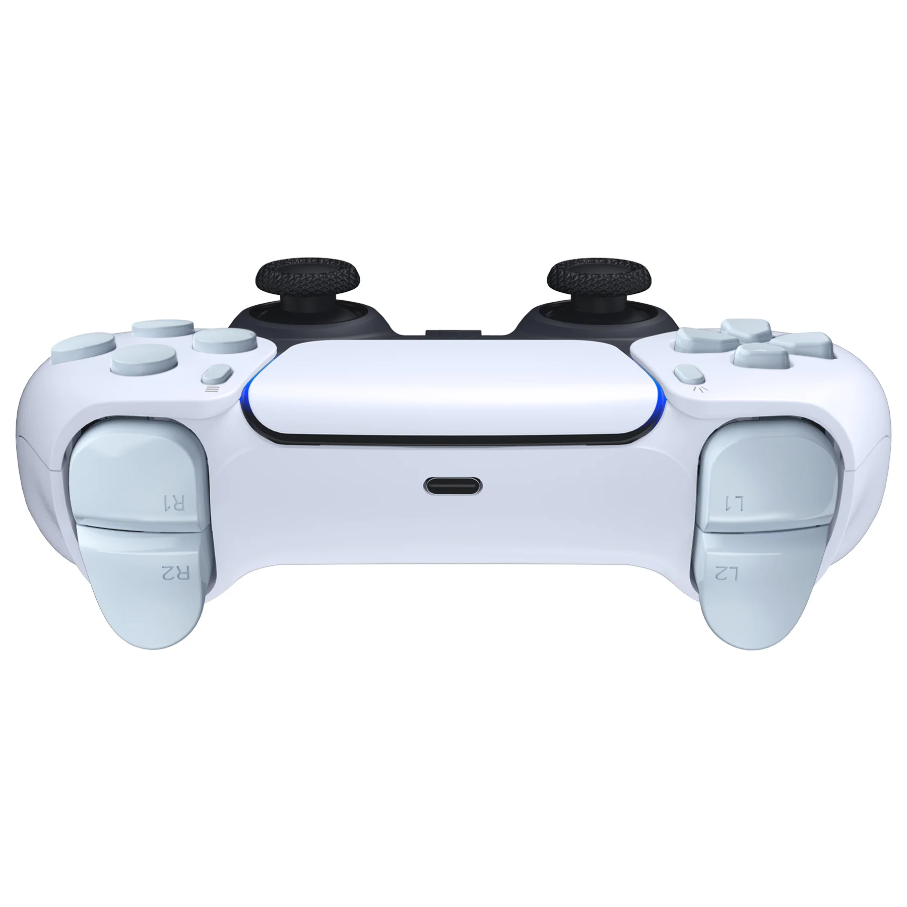 eXtremeRate Replacement Full Set Buttons Compatible with PS5 Controller BDM-030/040/050/060 - Celadon Green - Image 8