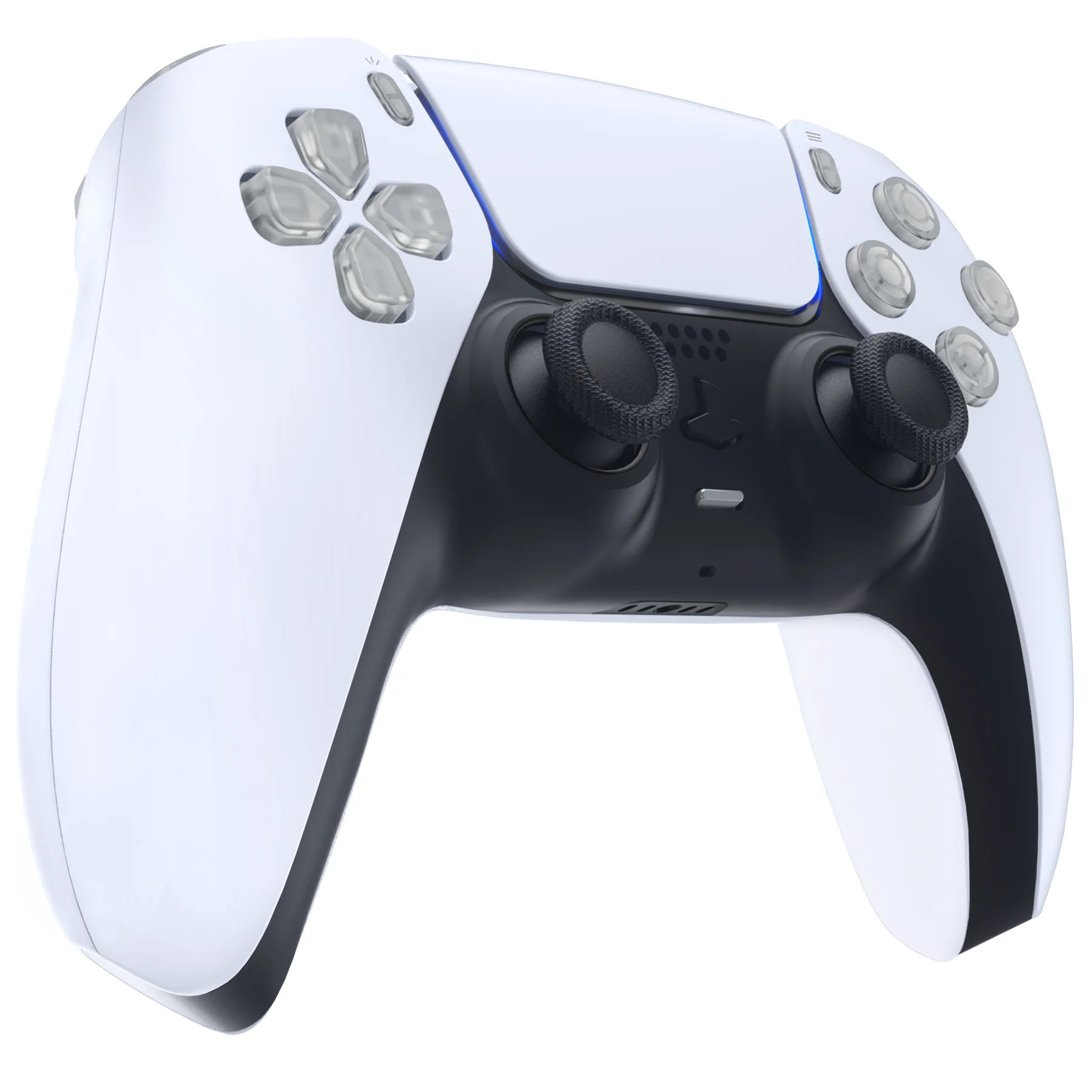 eXtremeRate Replacement Full Set Buttons Compatible with PS5 Controller BDM-030/040/050/060 - Glow in Dark - Green - Image 8