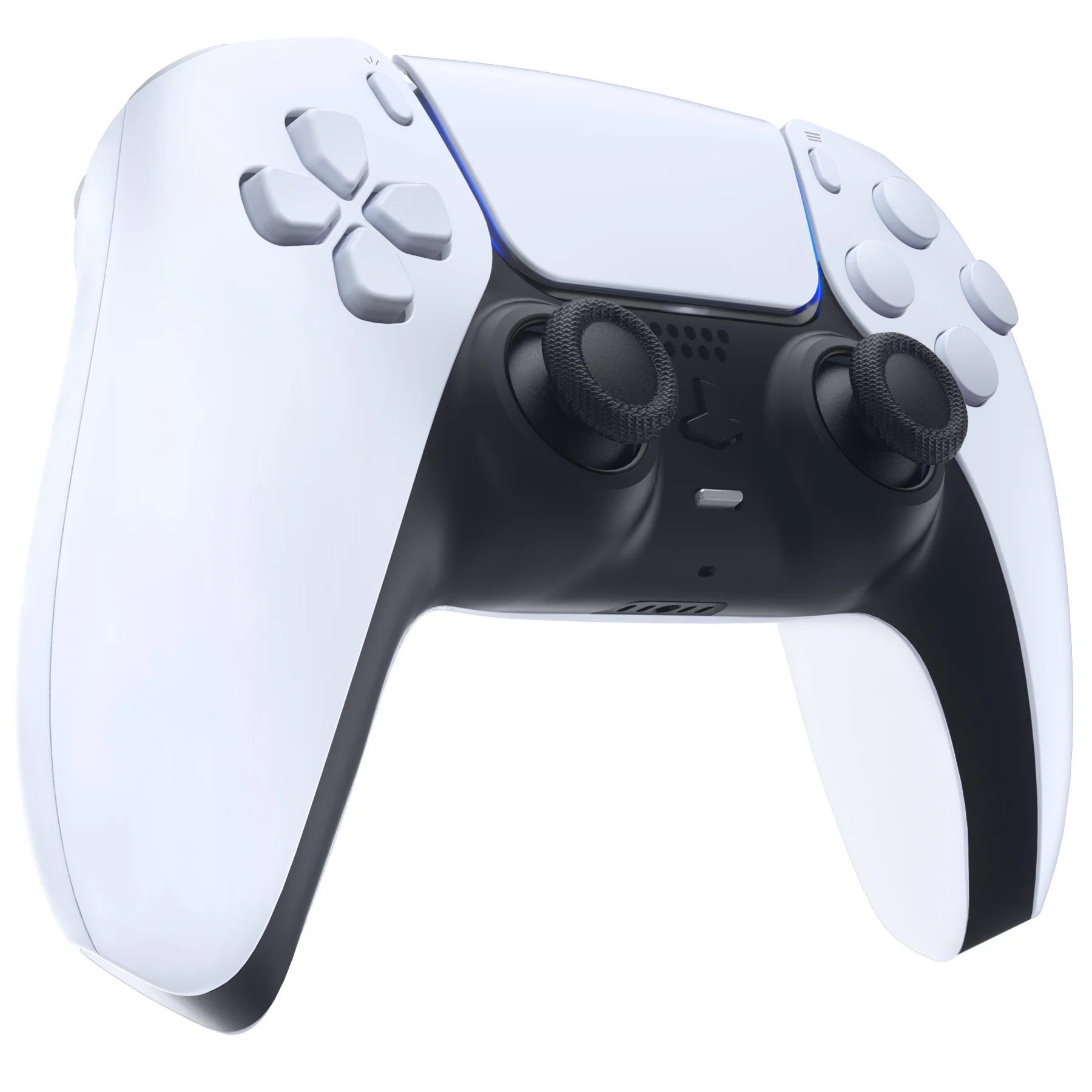 eXtremeRate Replacement Full Set Buttons Compatible with PS5 Controller BDM-030/040/050/060 - Original White - Image 6