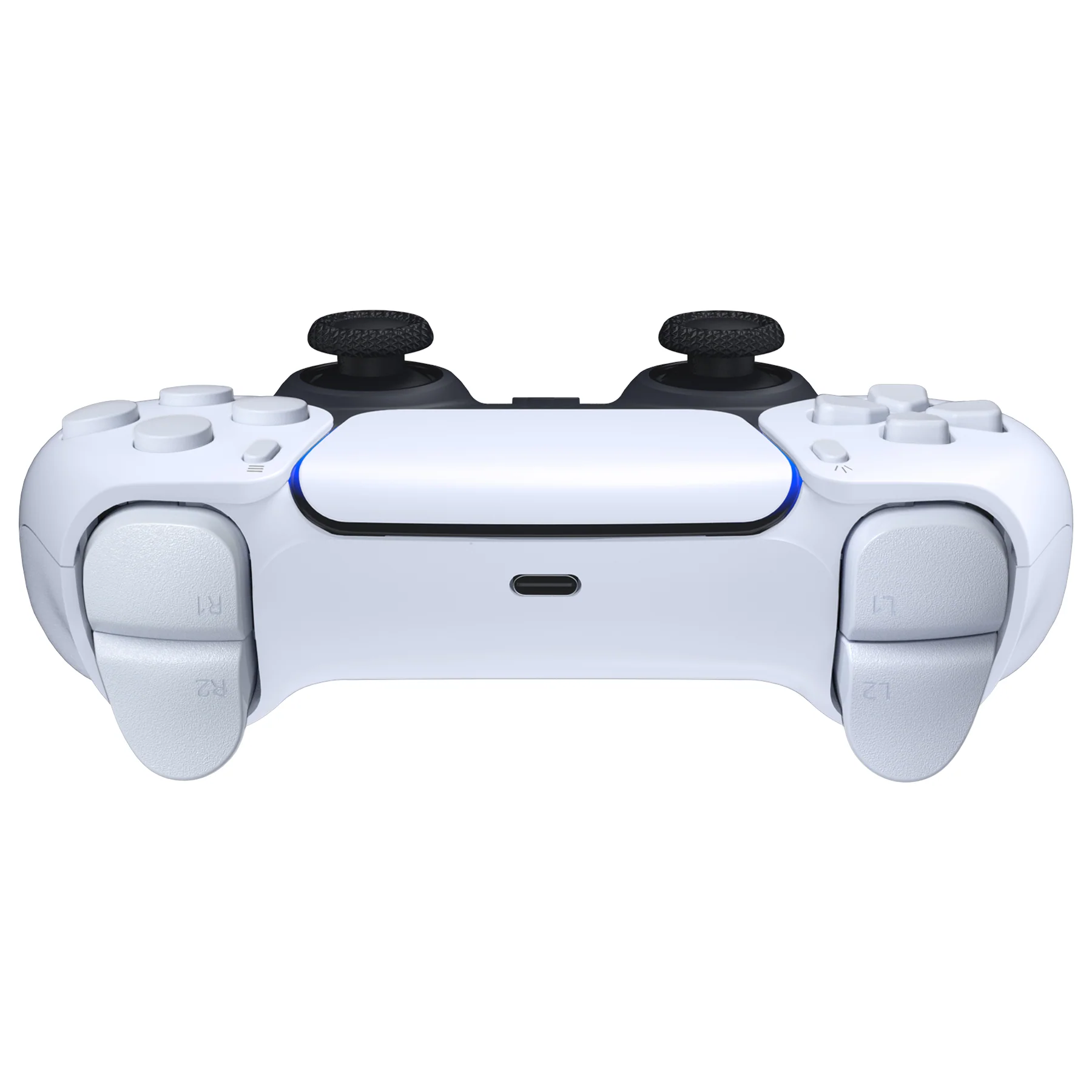 eXtremeRate Replacement Full Set Buttons Compatible with PS5 Controller BDM-030/040/050/060 - Original White - Image 8