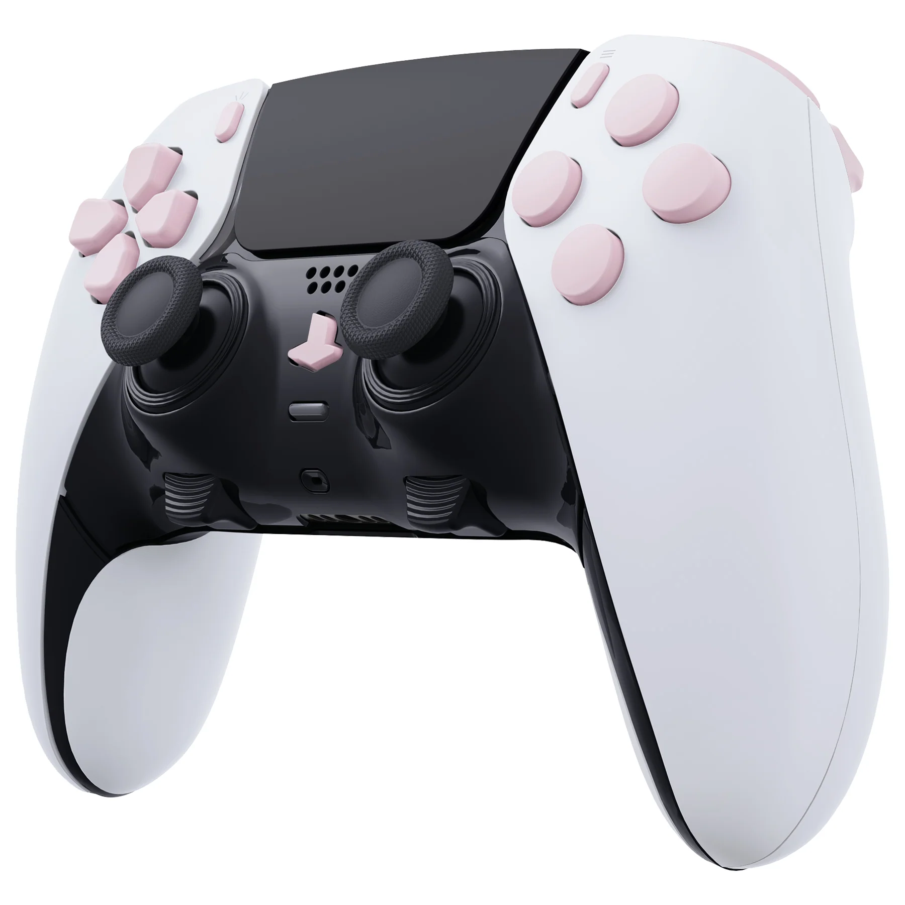 eXtremeRate Replacement Full Set Buttons Compatible with PS5 Edge Controller - Cherry Blossoms Pink - Image 4