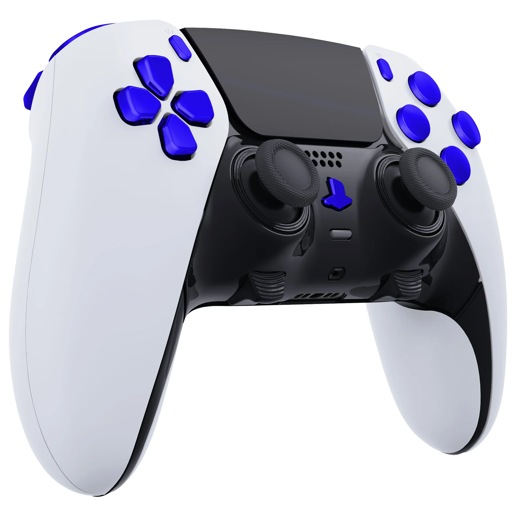eXtremeRate Replacement Full Set Buttons Compatible with PS5 Edge Controller - Chrome Blue - Image 5
