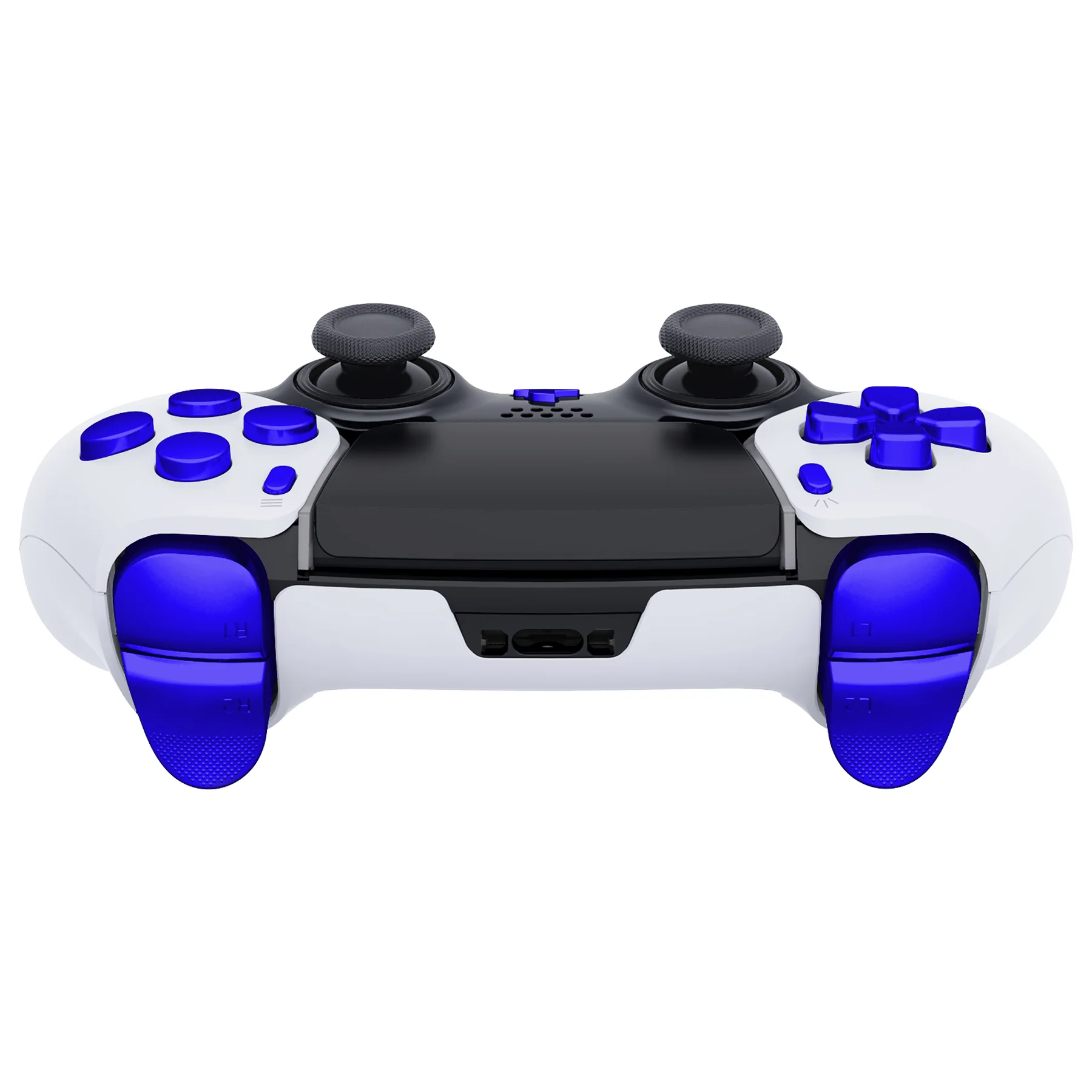 eXtremeRate Replacement Full Set Buttons Compatible with PS5 Edge Controller - Chrome Blue - Image 6