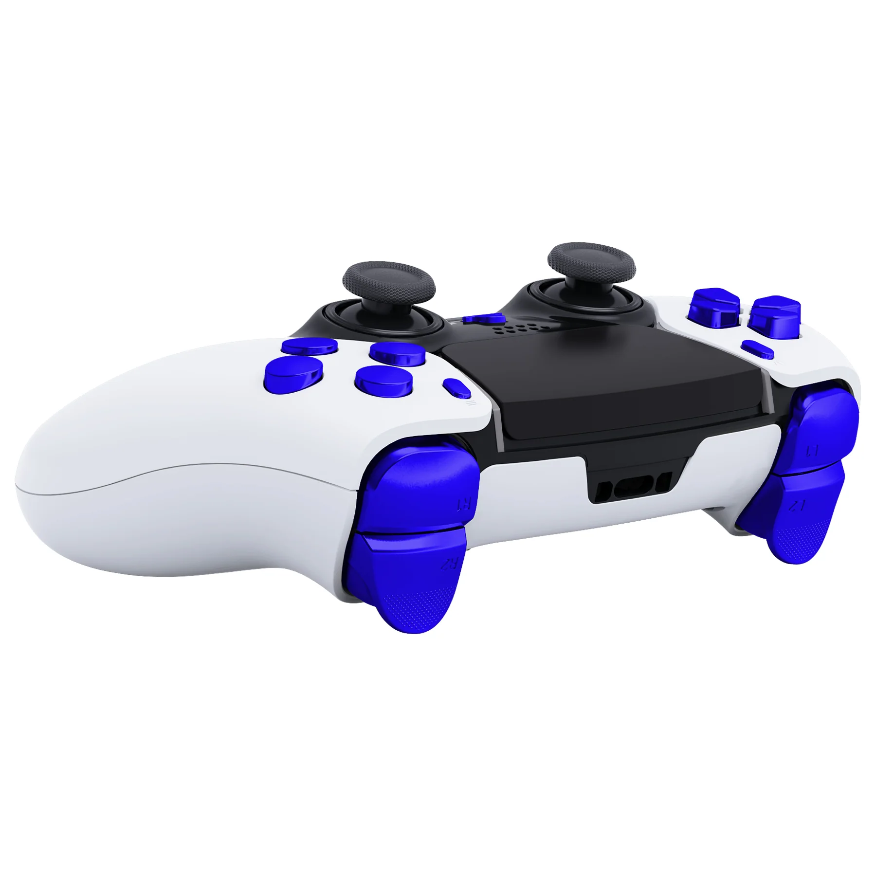 eXtremeRate Replacement Full Set Buttons Compatible with PS5 Edge Controller - Chrome Blue - Image 7