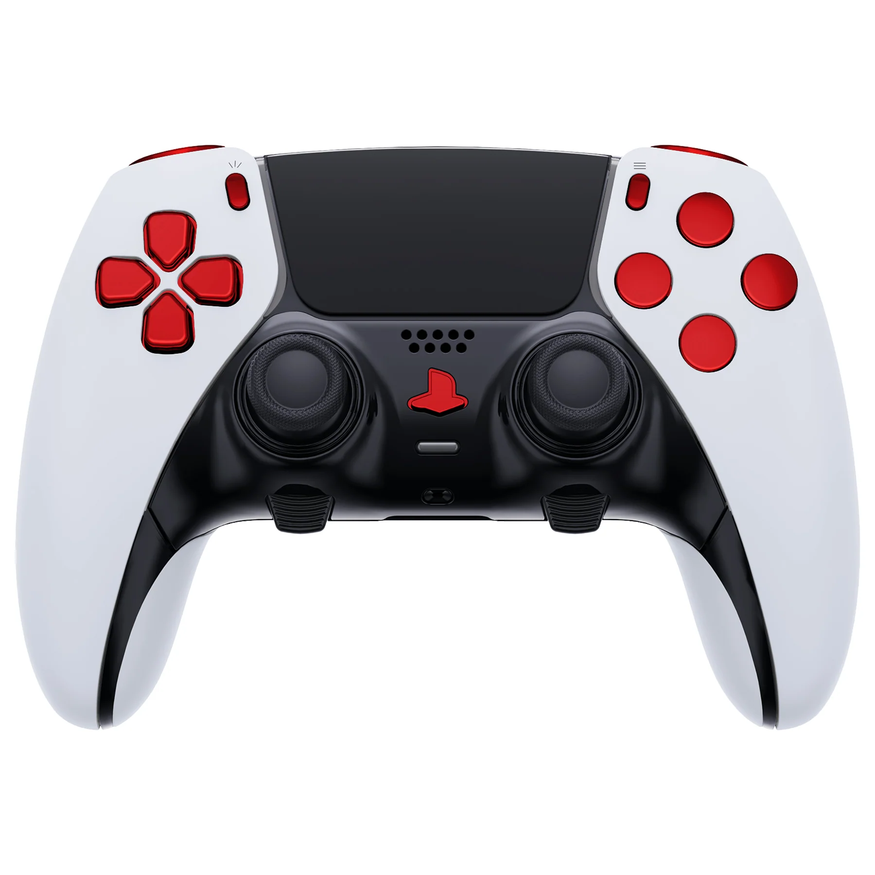 eXtremeRate Replacement Full Set Buttons Compatible with PS5 Edge Controller - Chrome Red - Image 3
