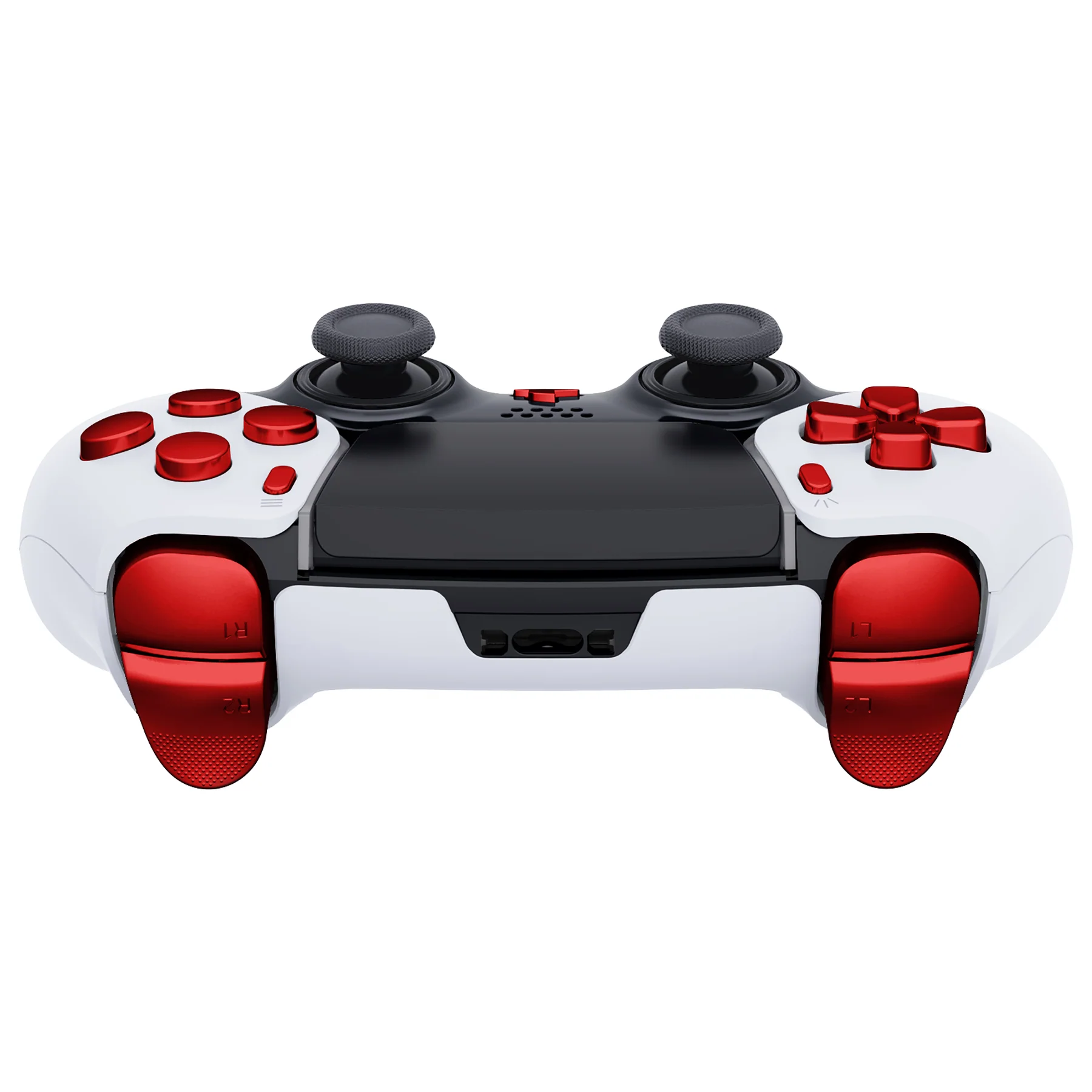 eXtremeRate Replacement Full Set Buttons Compatible with PS5 Edge Controller - Chrome Red - Image 6