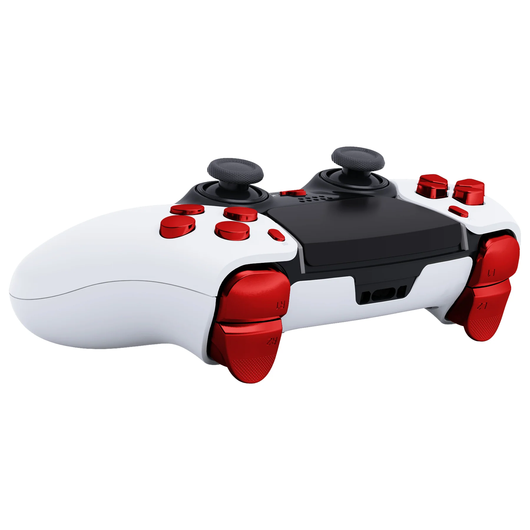 eXtremeRate Replacement Full Set Buttons Compatible with PS5 Edge Controller - Chrome Red - Image 7