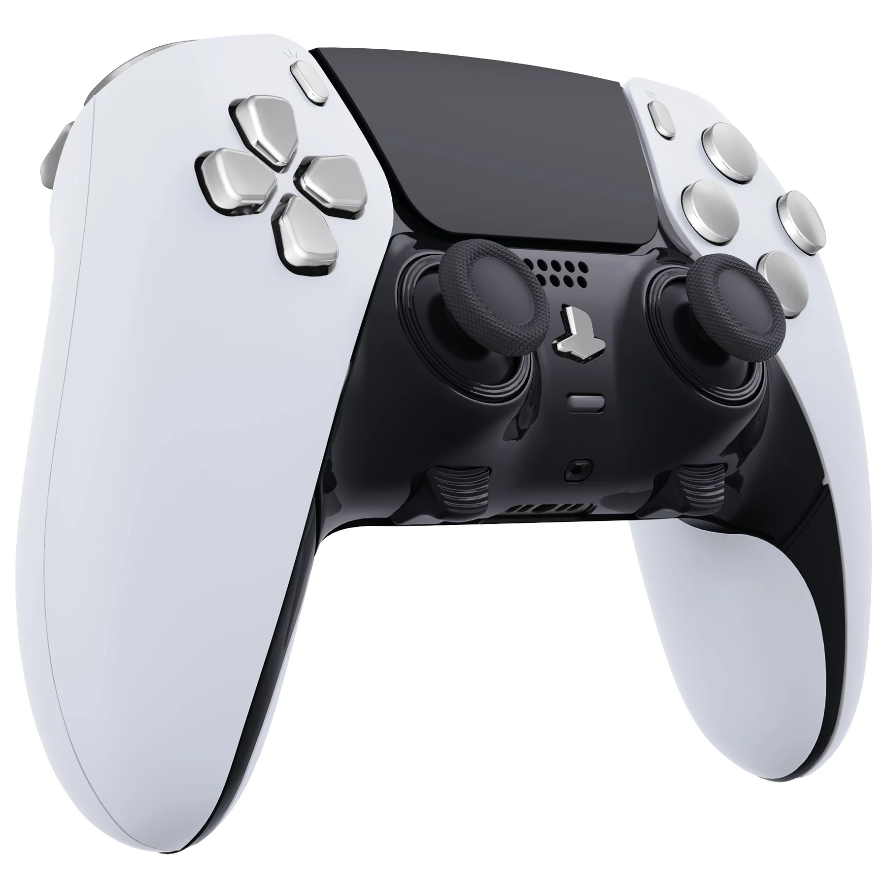 eXtremeRate Replacement Full Set Buttons Compatible with PS5 Edge Controller - Chrome Silver - Image 5