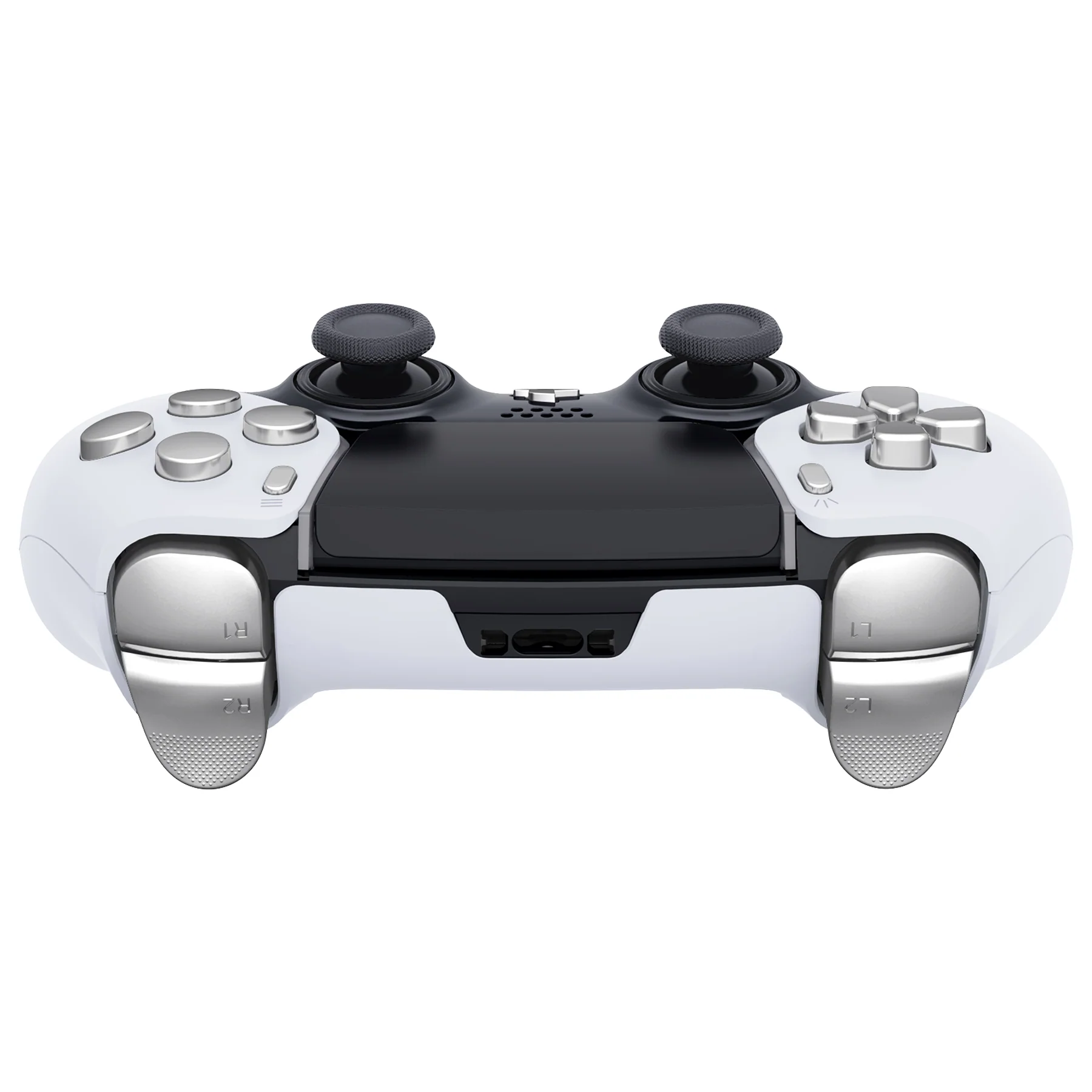 eXtremeRate Replacement Full Set Buttons Compatible with PS5 Edge Controller - Chrome Silver - Image 6