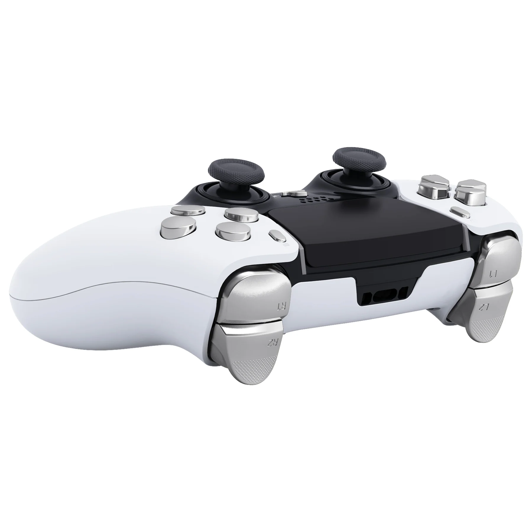 eXtremeRate Replacement Full Set Buttons Compatible with PS5 Edge Controller - Chrome Silver - Image 7