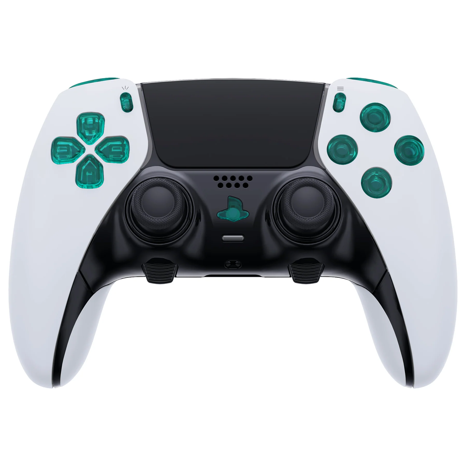 eXtremeRate Replacement Full Set Buttons Compatible with PS5 Edge Controller - Emerald Green - Image 3