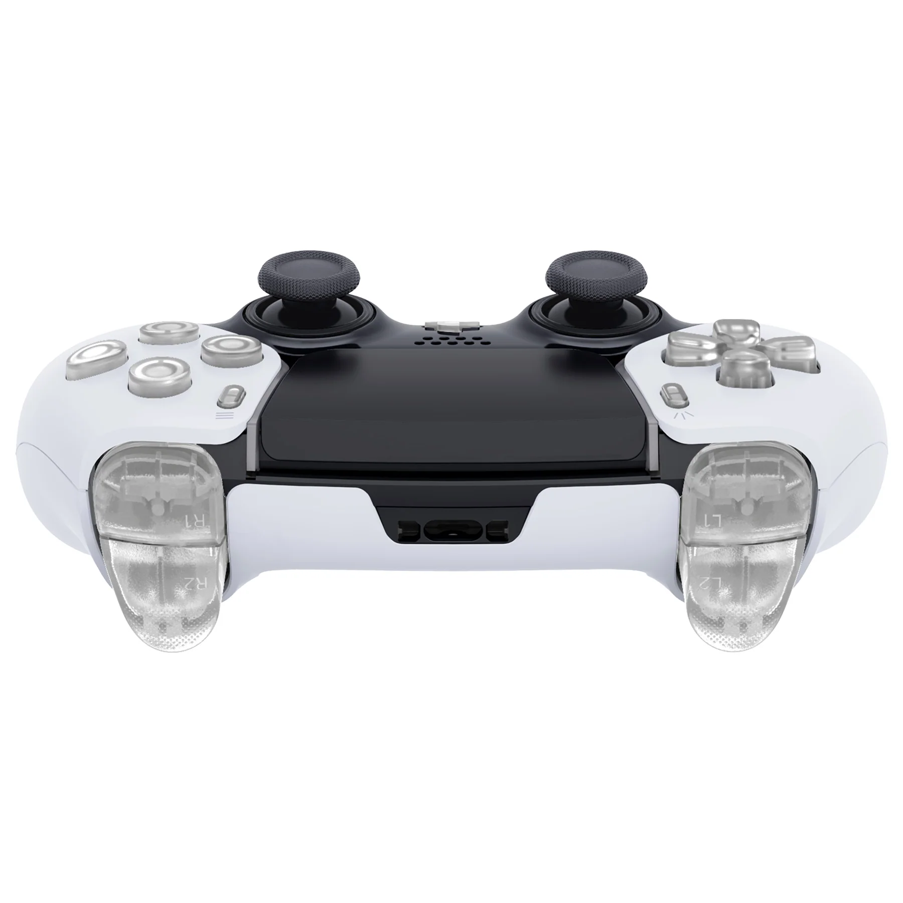 eXtremeRate Replacement Full Set Buttons Compatible with PS5 Edge Controller - Glow in Dark - Green - Image 6