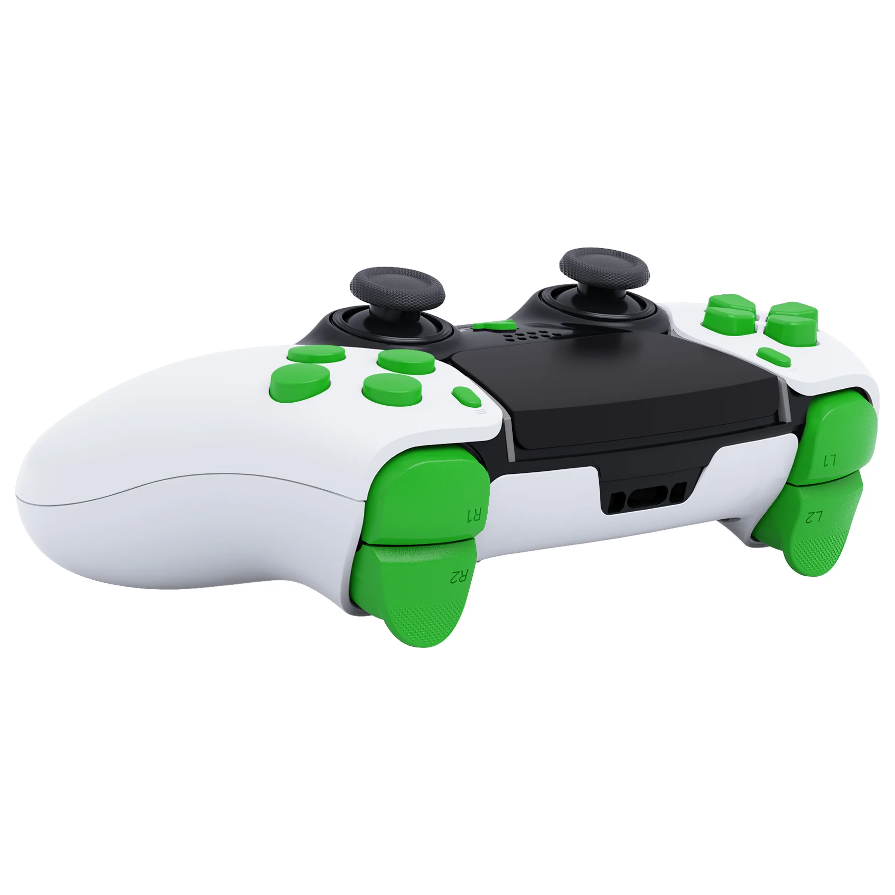 eXtremeRate Replacement Full Set Buttons Compatible with PS5 Edge Controller - Green - Image 7